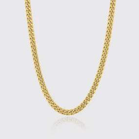 10mm Cuban Chain - Gold