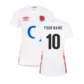 2023-2024 England Rugby Red Roses Rugby Jersey (Ladies) (Your Name)