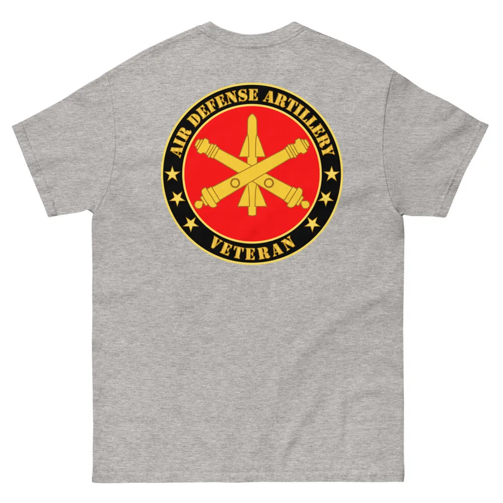 52nd Air Defense Artillery - Veteran - Front Back - Men's heavyweight tee