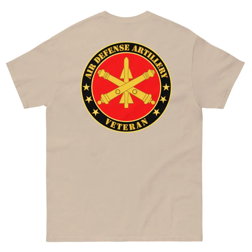 52nd Air Defense Artillery - Veteran - Front Back - Men's heavyweight tee