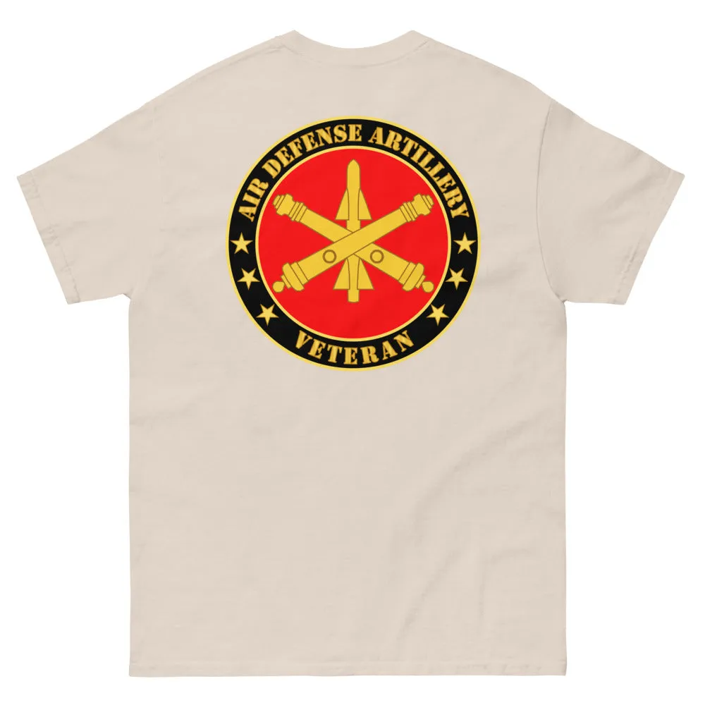 52nd Air Defense Artillery - Veteran - Front Back - Men's heavyweight tee