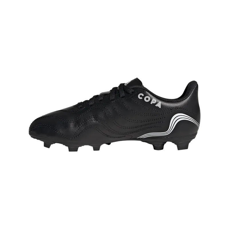 adidas Copa Sense.4 FxG Football Boots - Youth - Black/White/Vivid Red