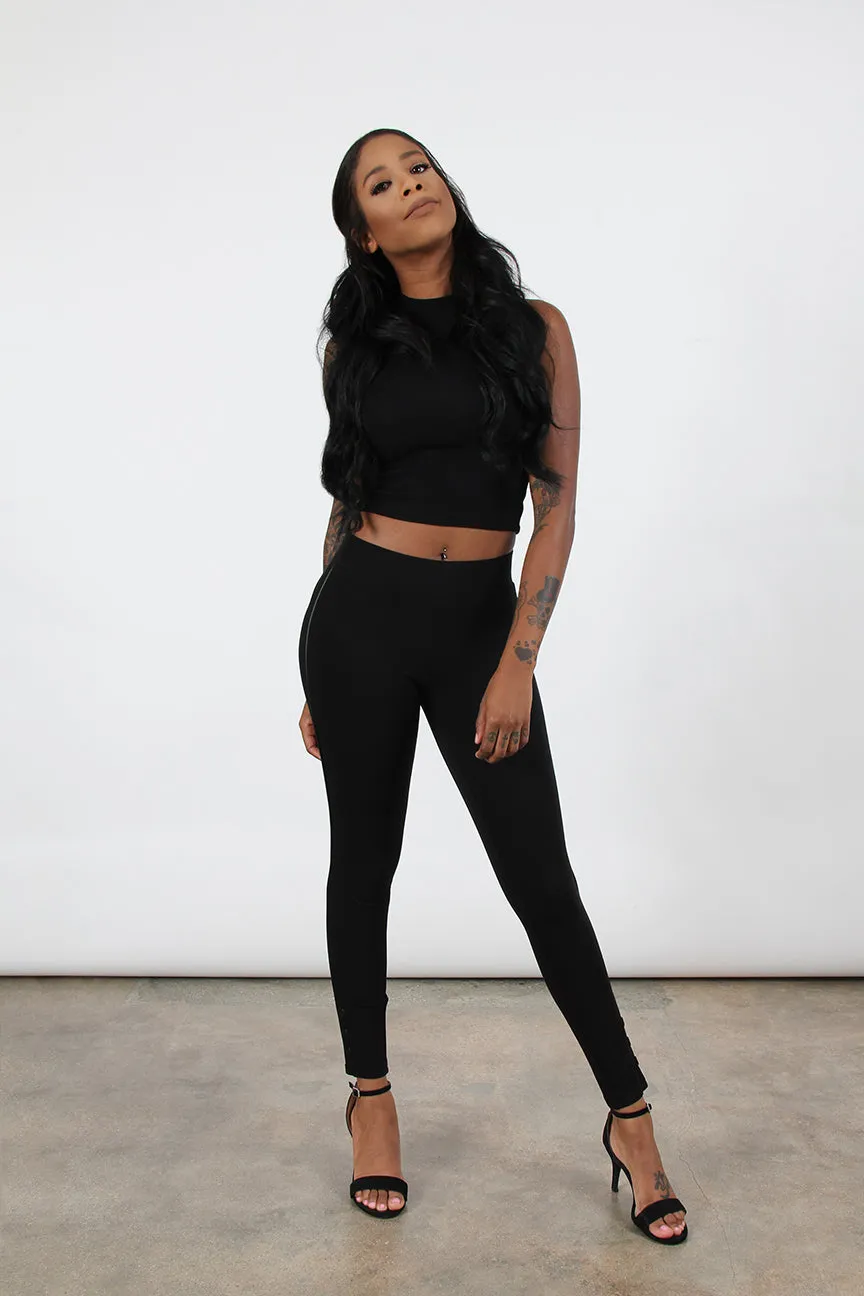 Ankle Button Legging