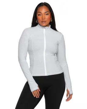 Aura Jacket - White Marl