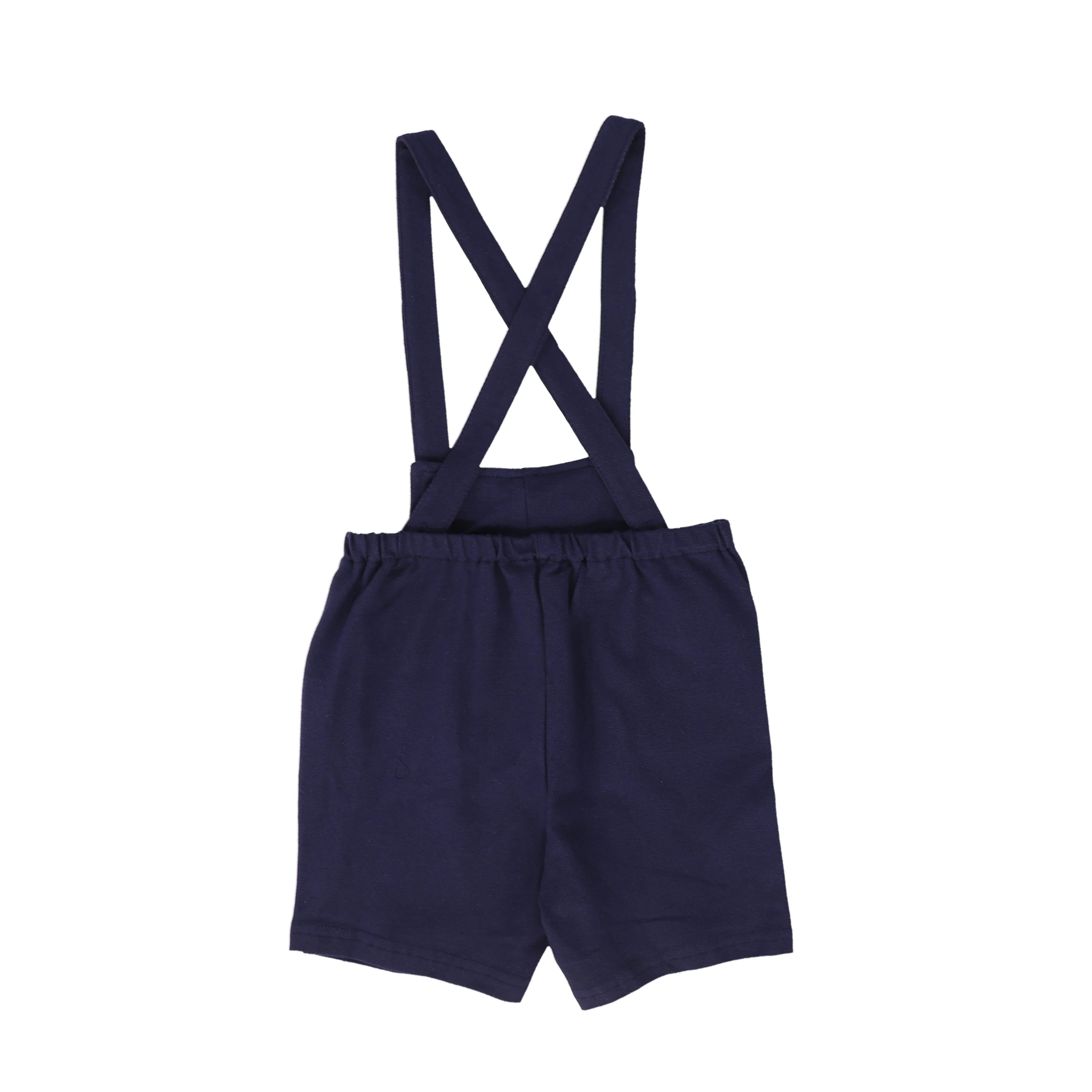 BACE COLLECTION NAVY PIQUE OVERALLS [FINAL SALE]