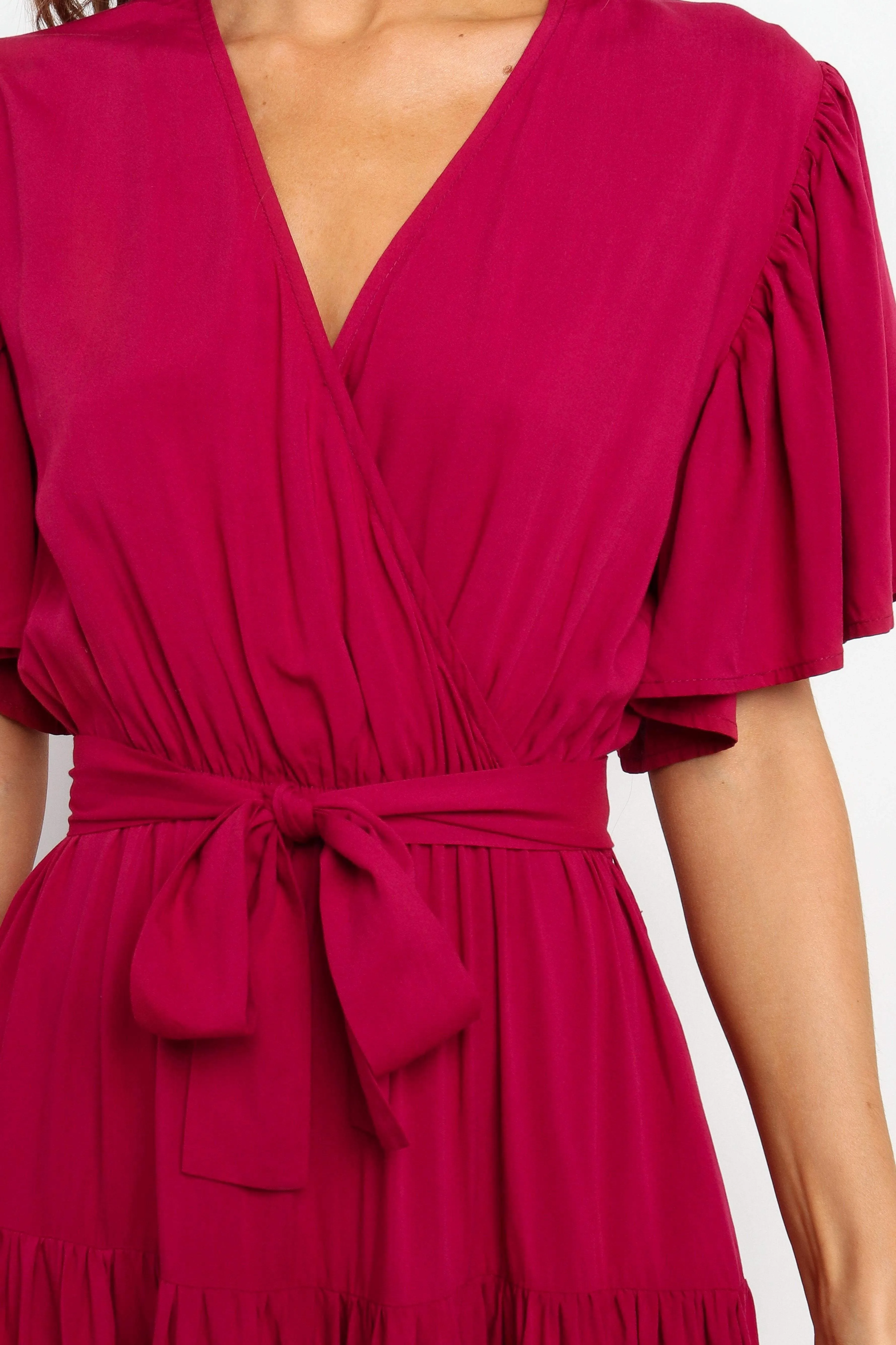 Barker Dress - Wine