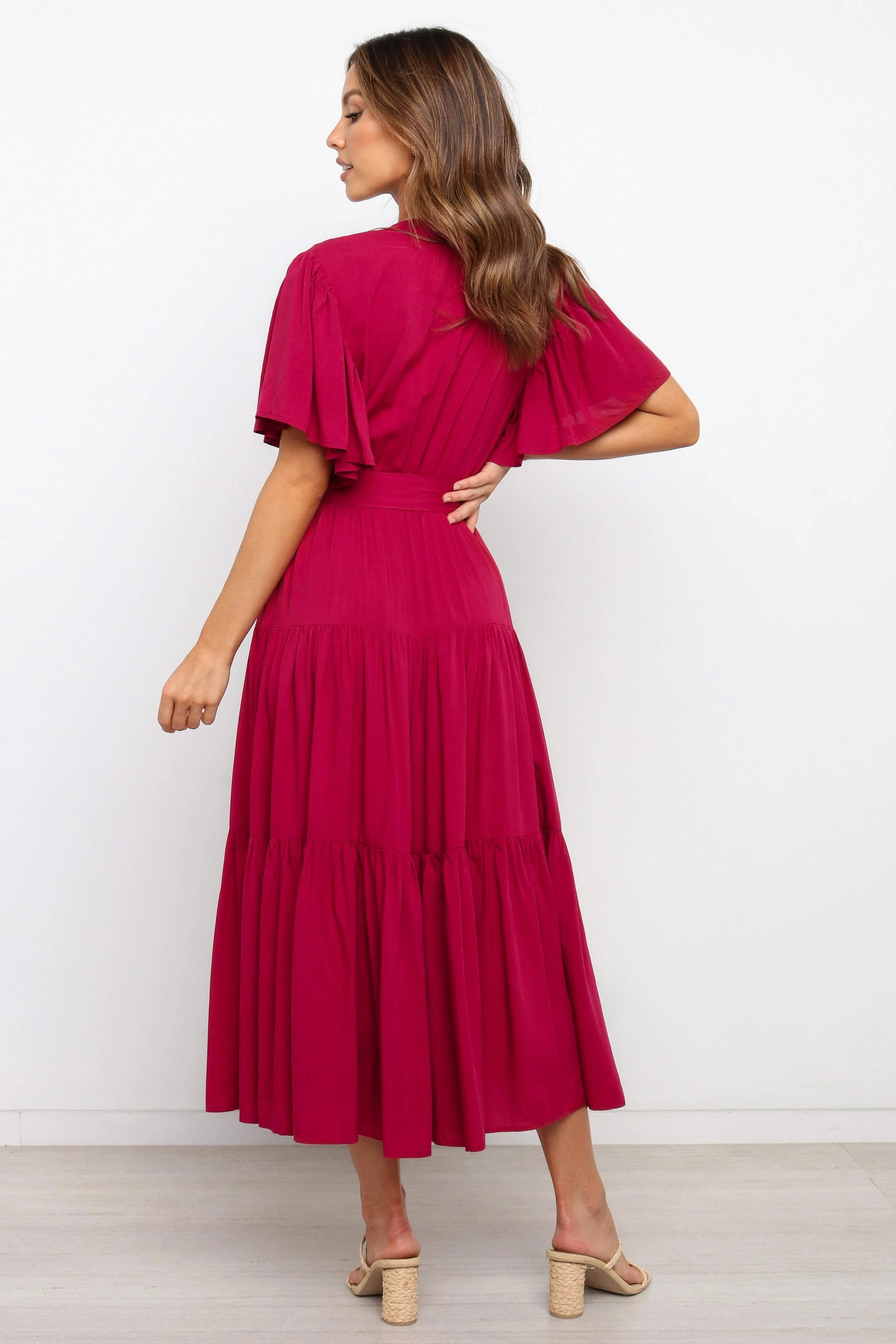 Barker Dress - Wine