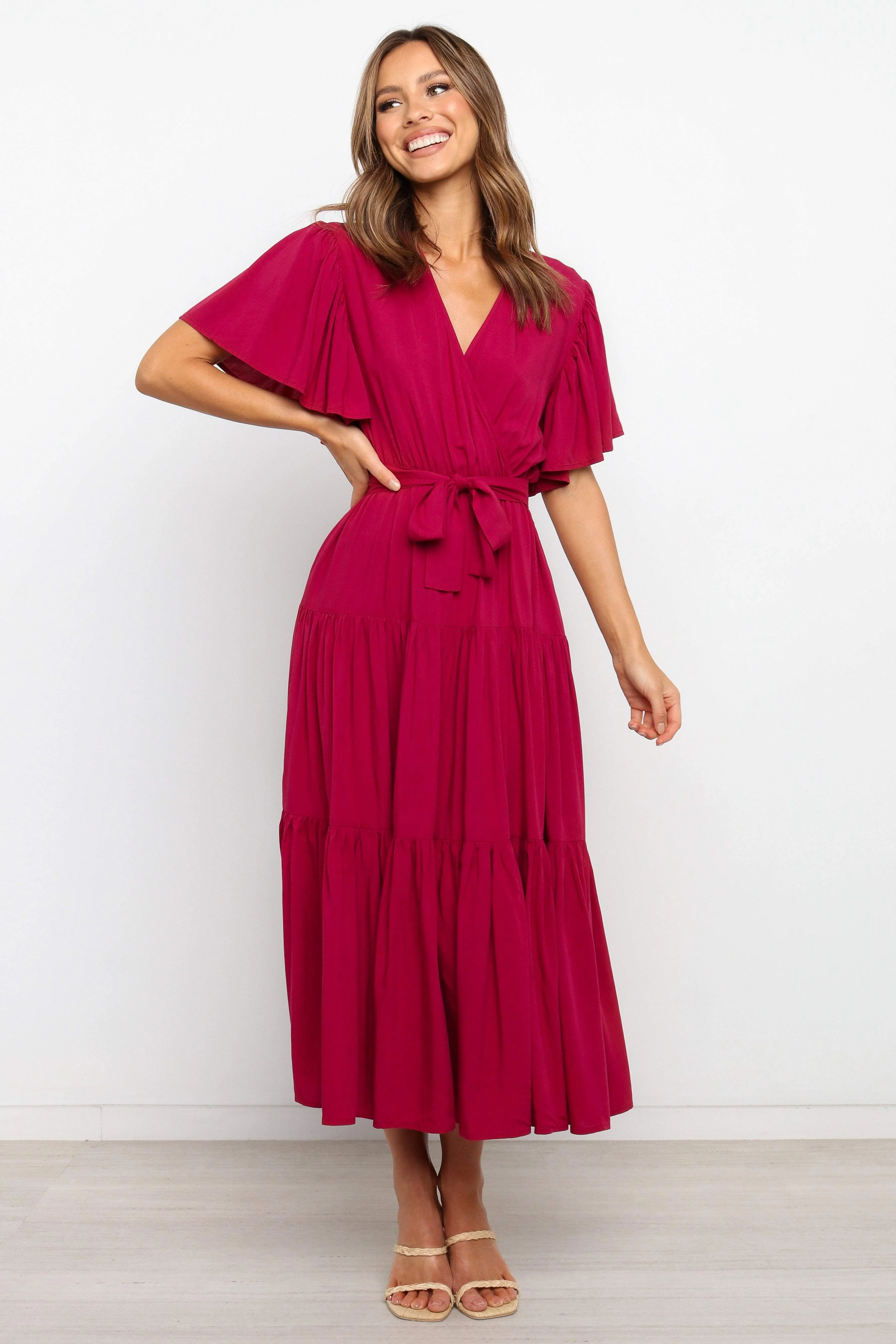 Barker Dress - Wine
