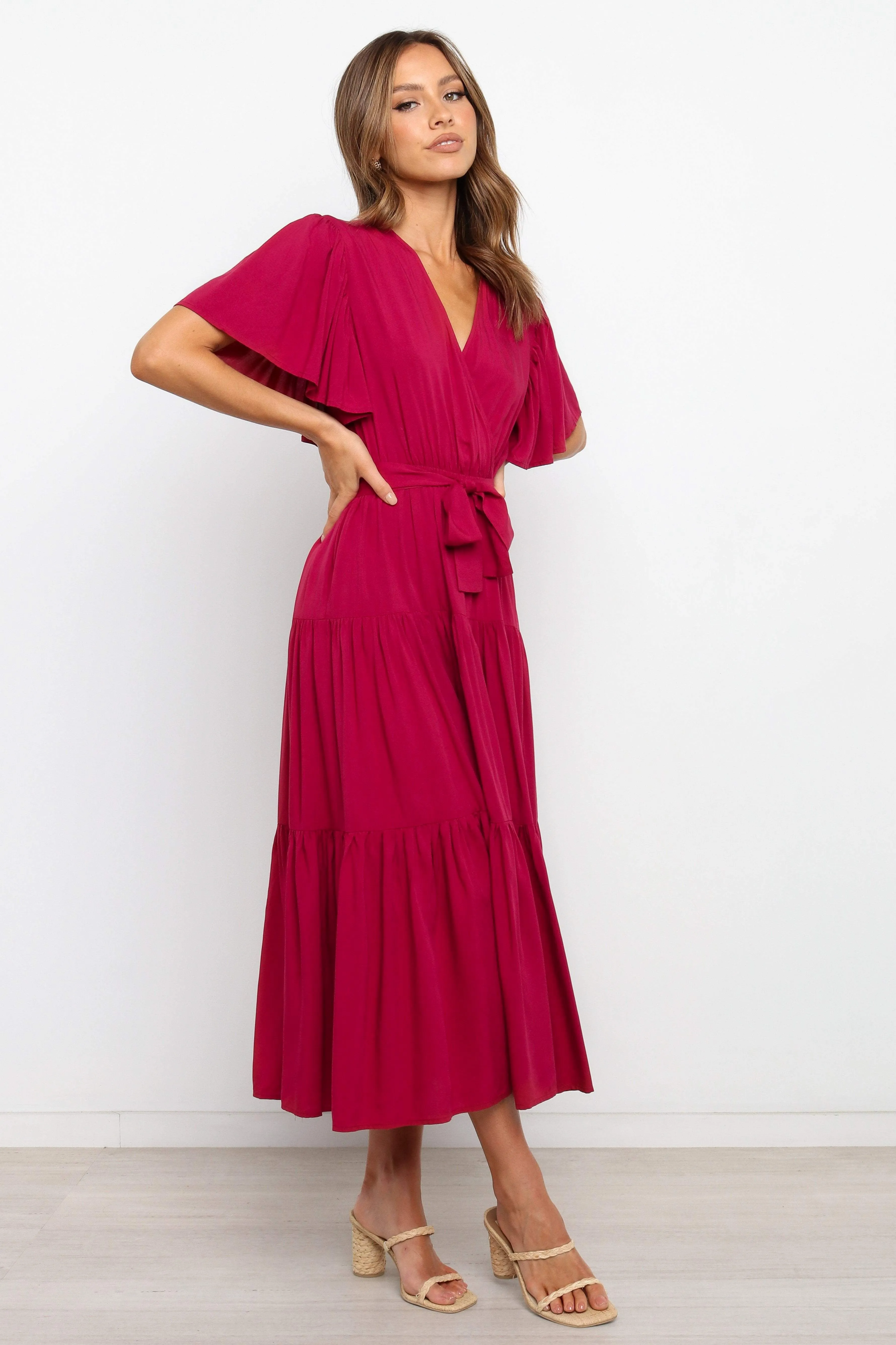 Barker Dress - Wine