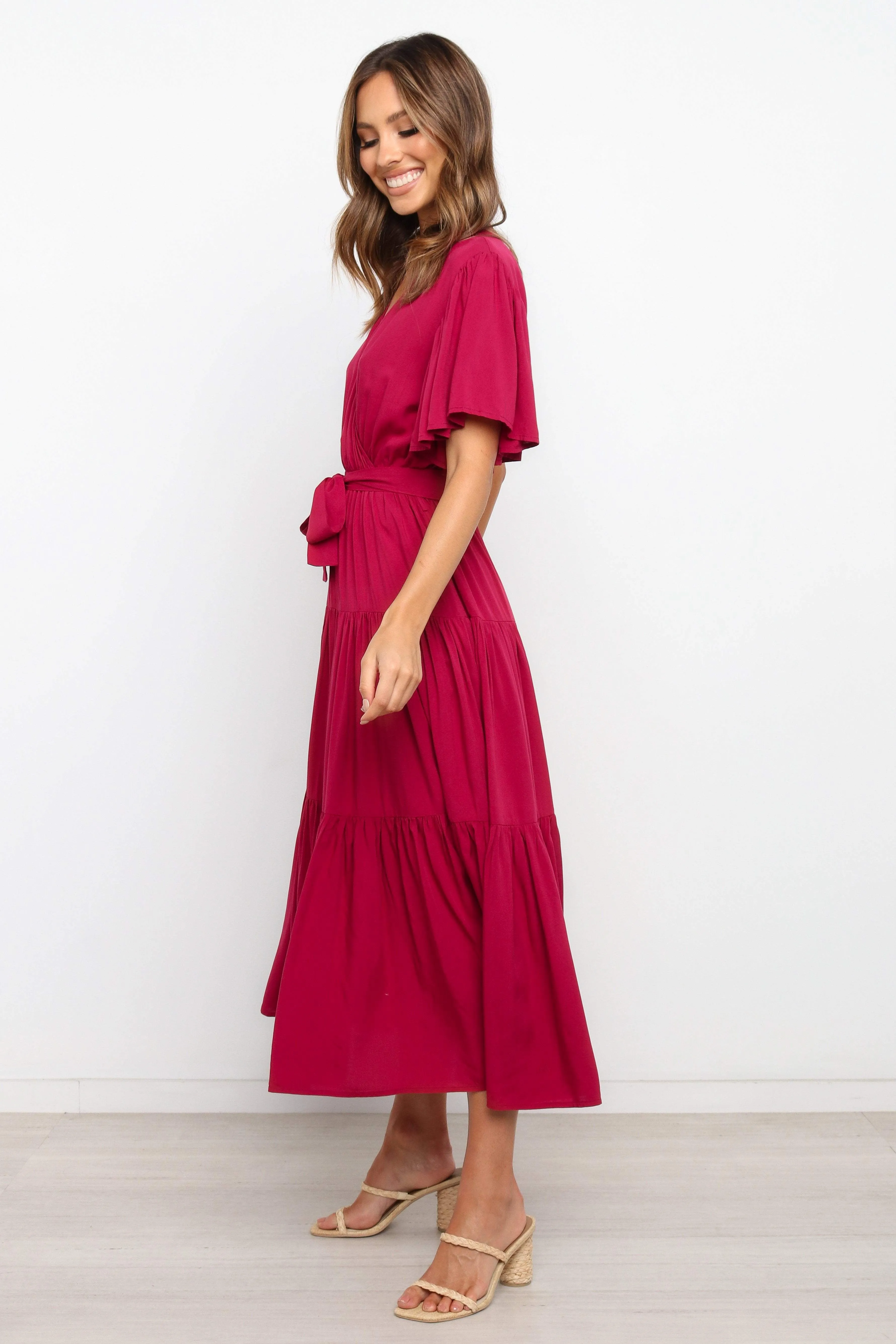 Barker Dress - Wine