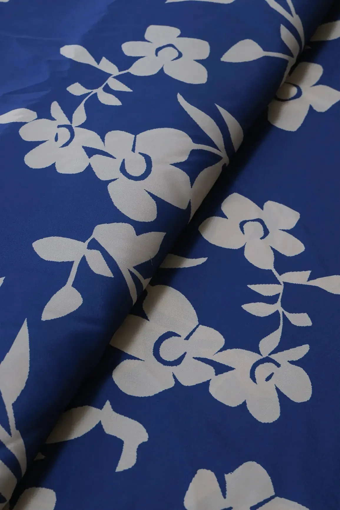 Blue And Beige Saree set (2 Piece)
