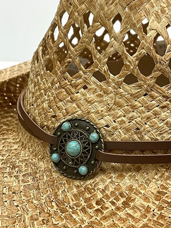 Bullhide ANYTIME 2456 Straw Western Hat Natural