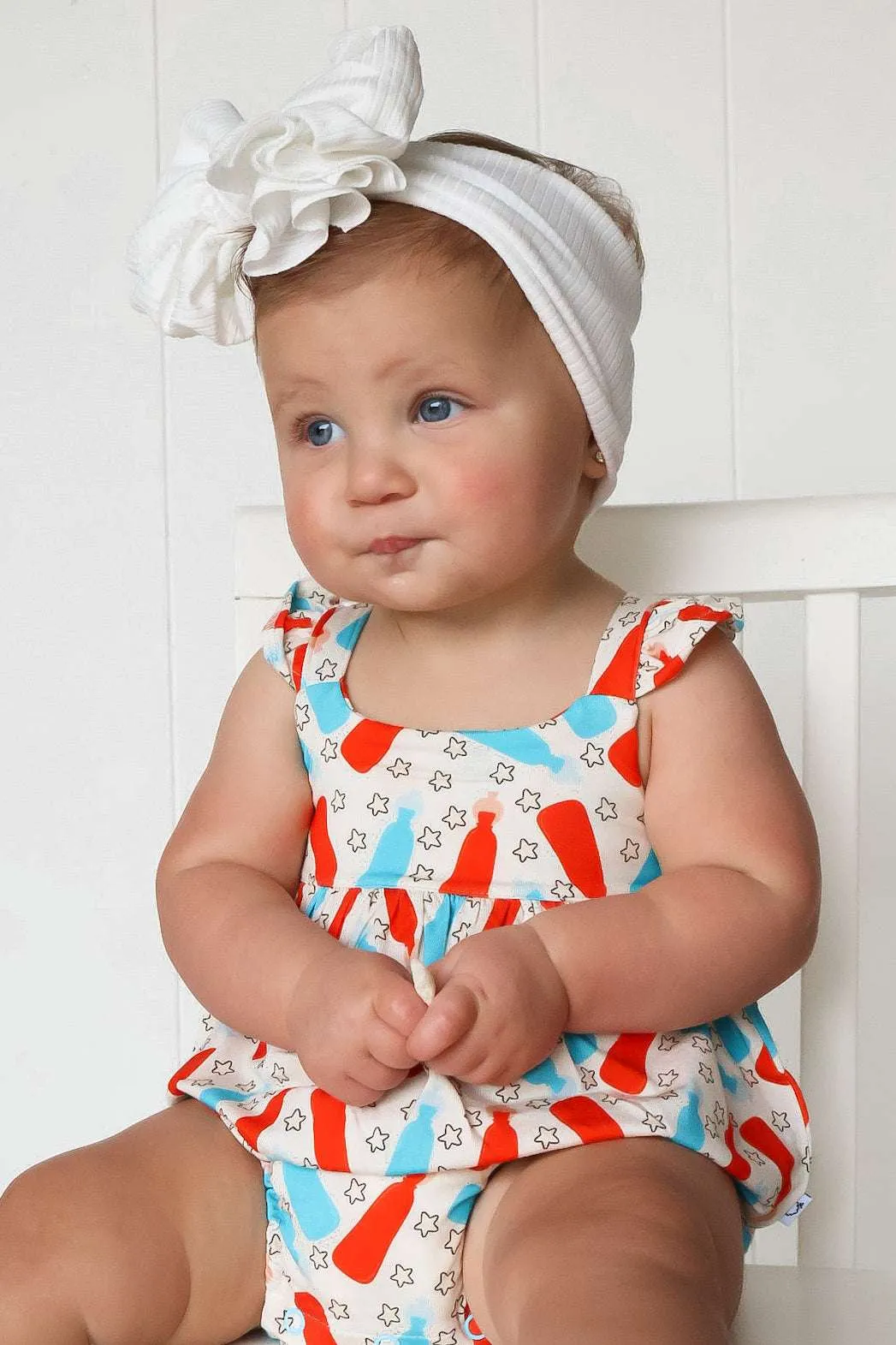 Busting Red, White & Blue Dream Bubble Romper