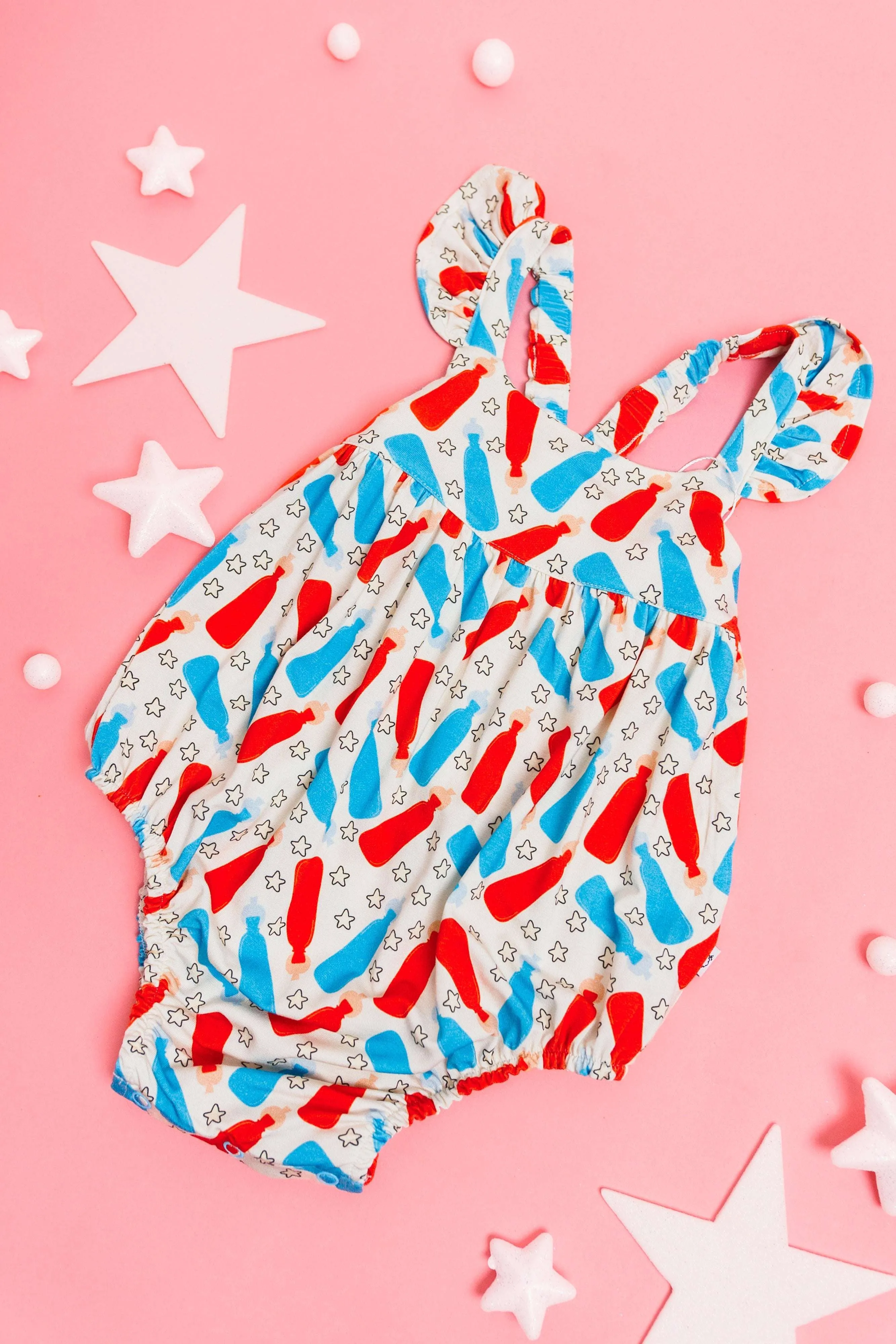 Busting Red, White & Blue Dream Bubble Romper