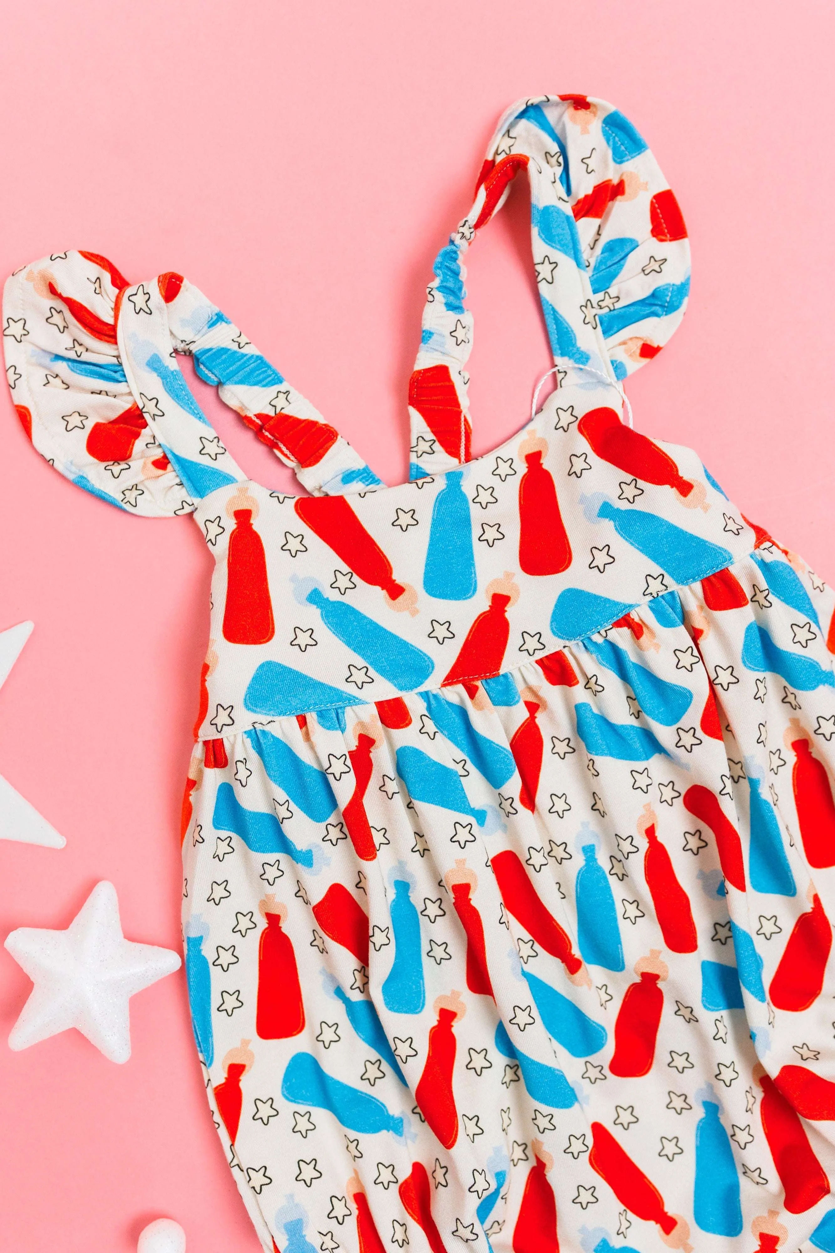Busting Red, White & Blue Dream Bubble Romper