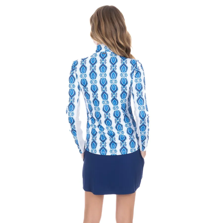 Cabana Life Performance Zip Top 594-SA-1225 - San Sebastian