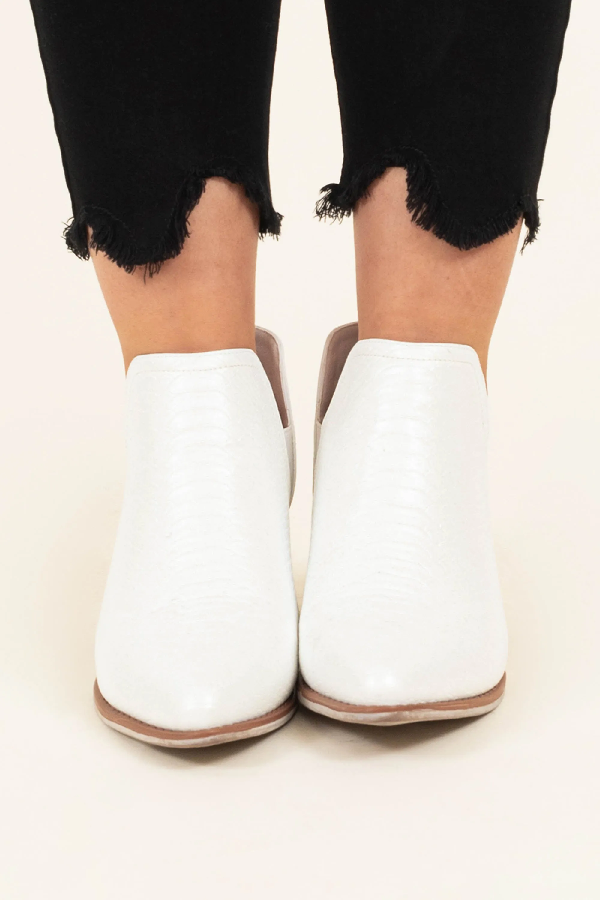 Call It Cute Booties, White