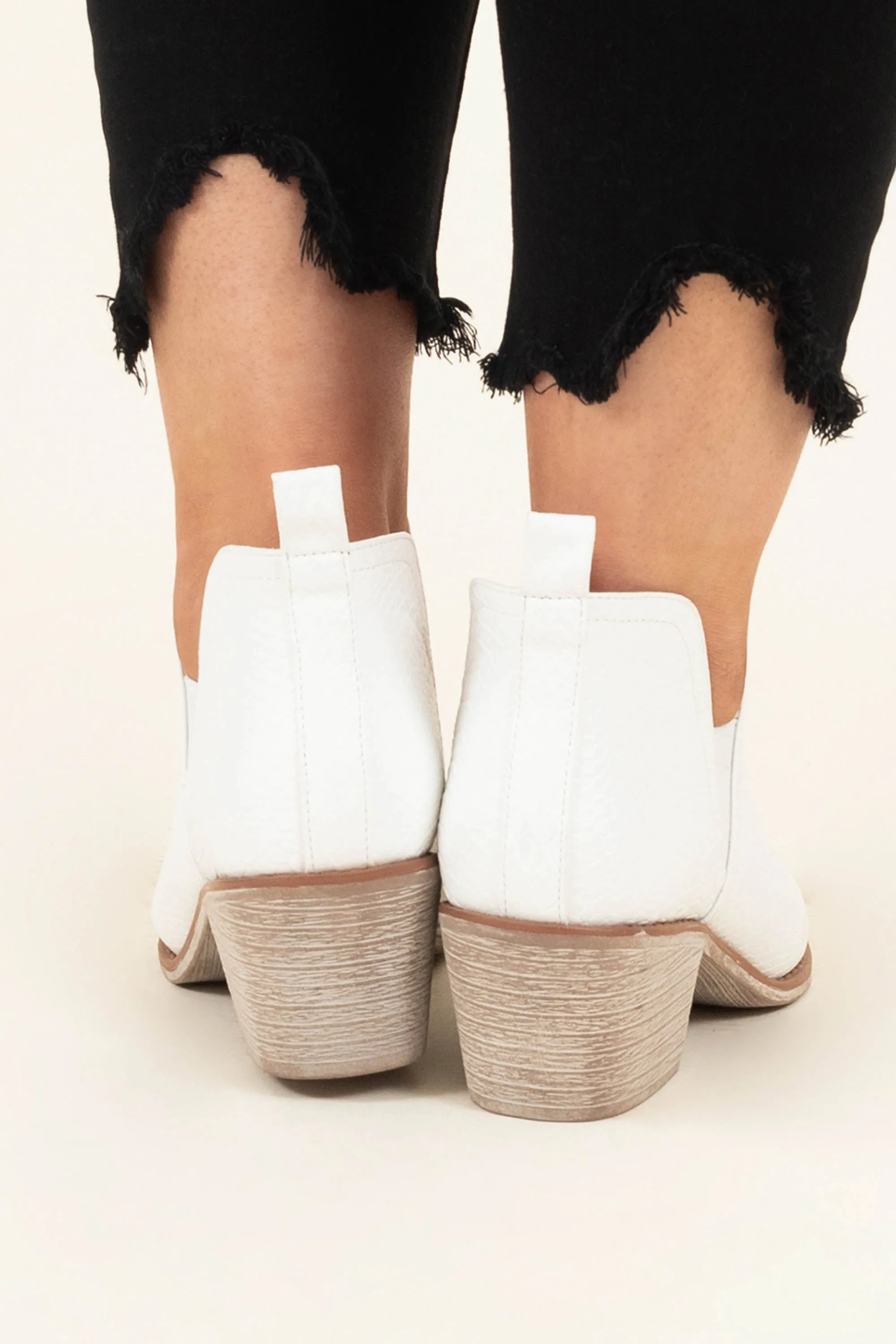 Call It Cute Booties, White