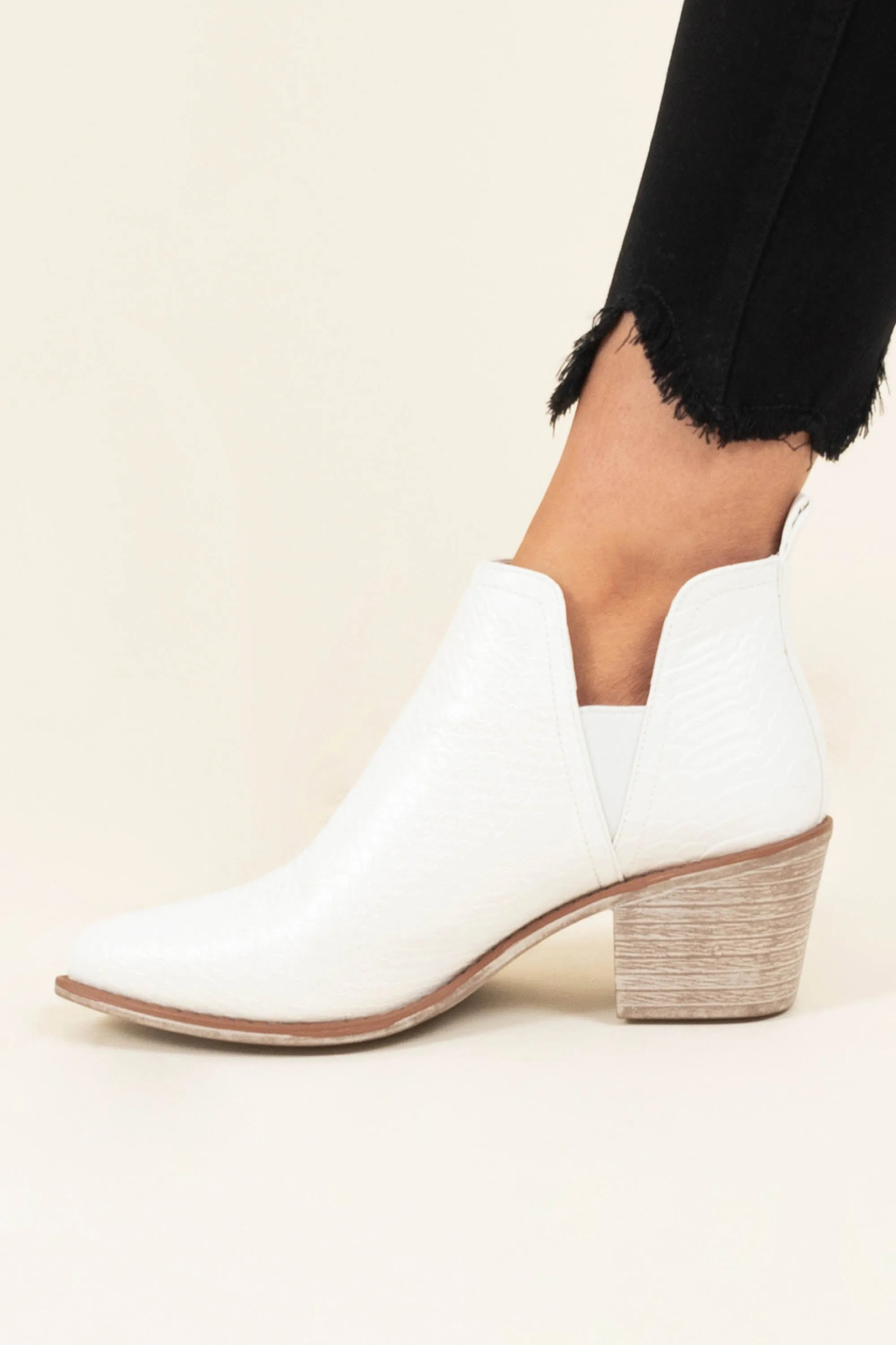 Call It Cute Booties, White