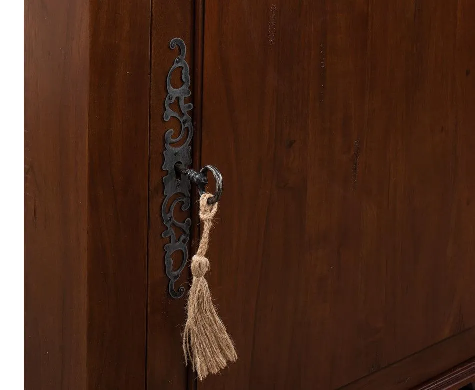Classic French Country Hall Cabinet