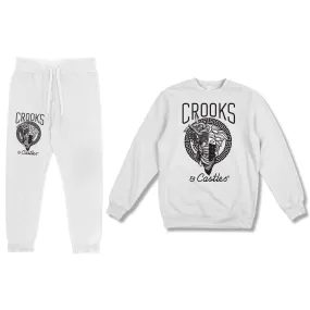 Crooks & Castles Two Face Tracksuit White