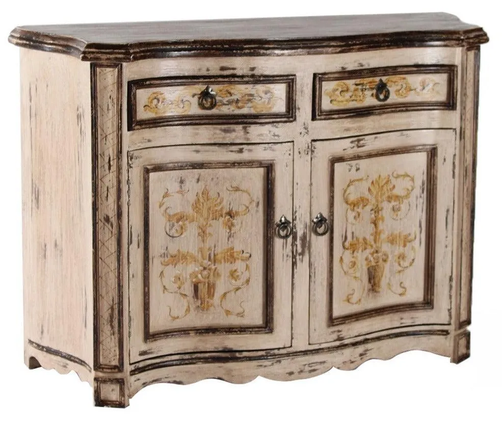 Curved French Country Scroll Buffet