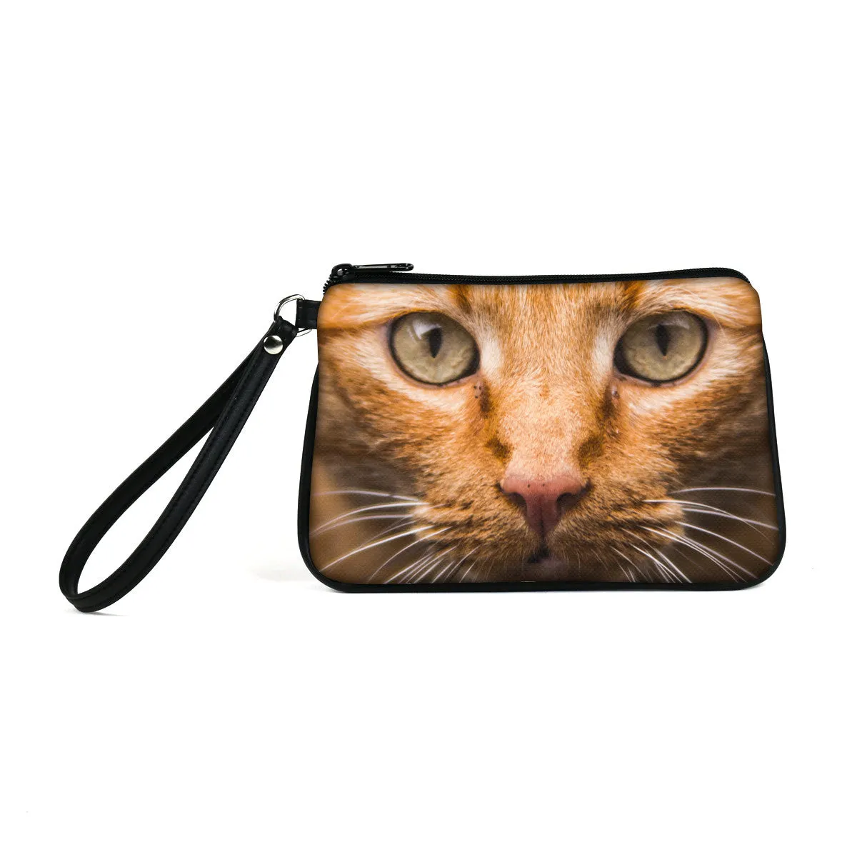 Custom Photo Eco Canvas Vegan Wristlet/Crossbody Bag (Multicolored)