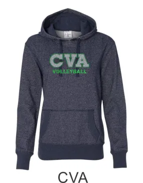 CVA Ladies Sparkle Fabric French Terry Hoodie