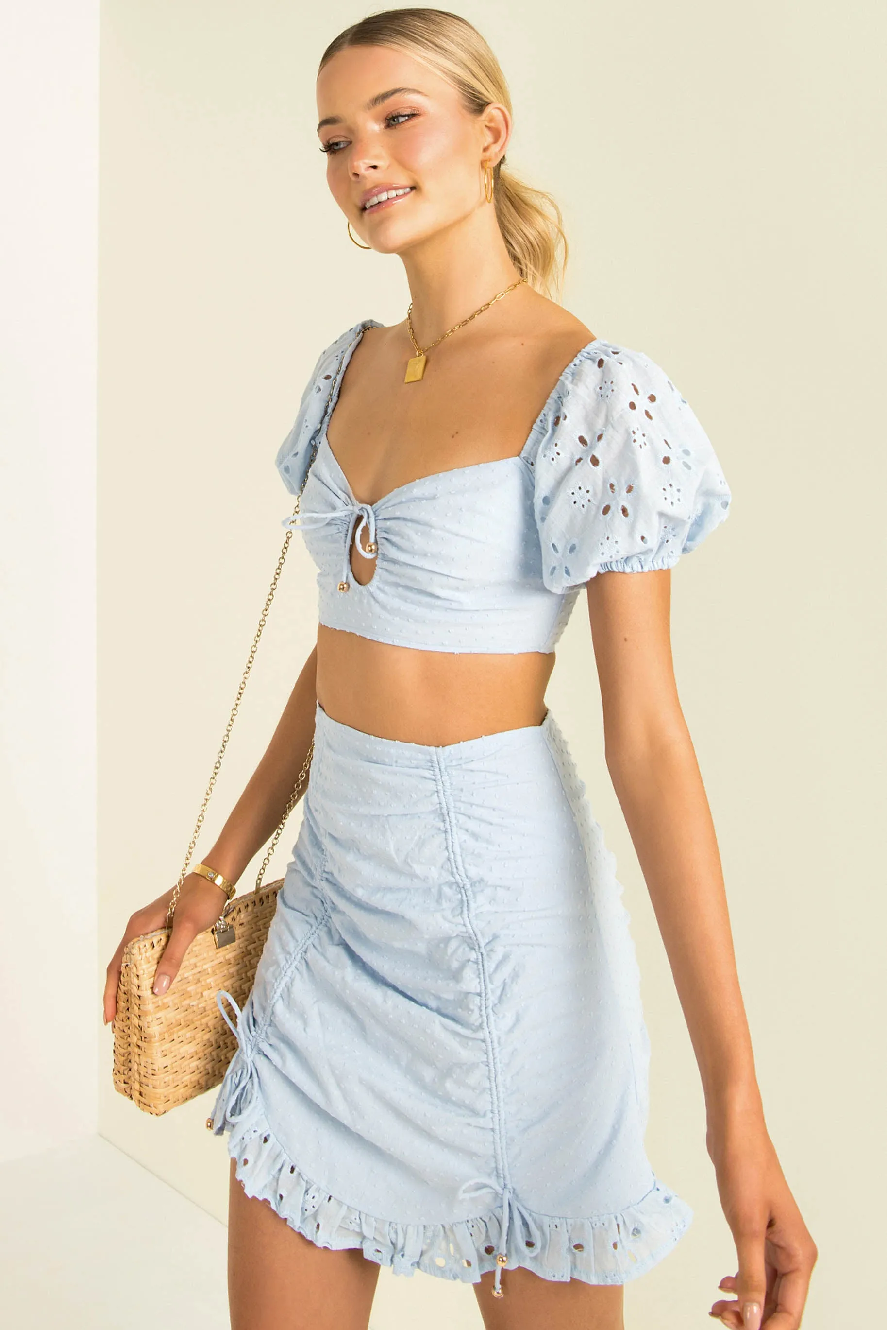 Dree Skirt / Sky