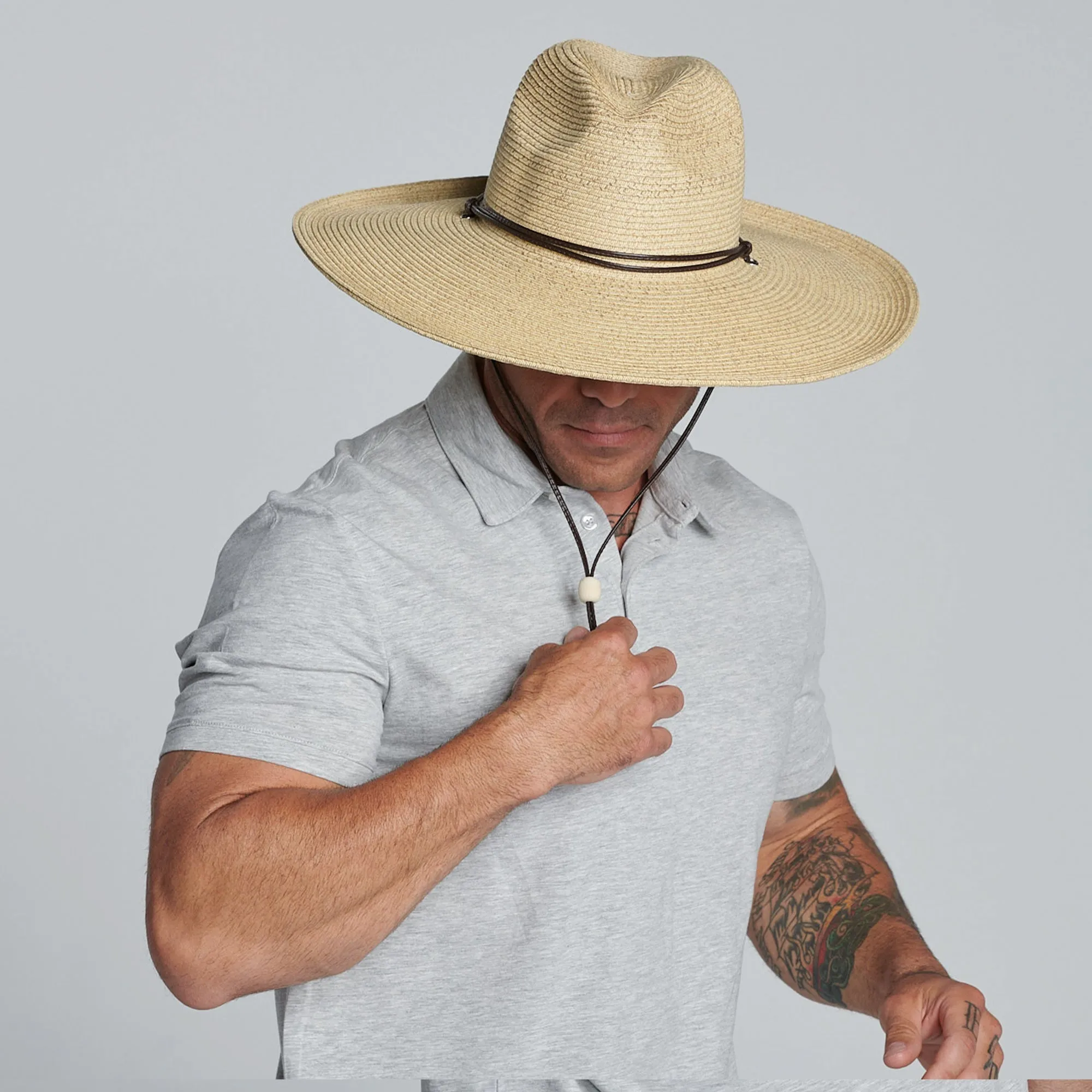 El Campo 5" Brim Sun Hat - UPF50 Sun Protection with Chin Cord by San Diego Hat Co.