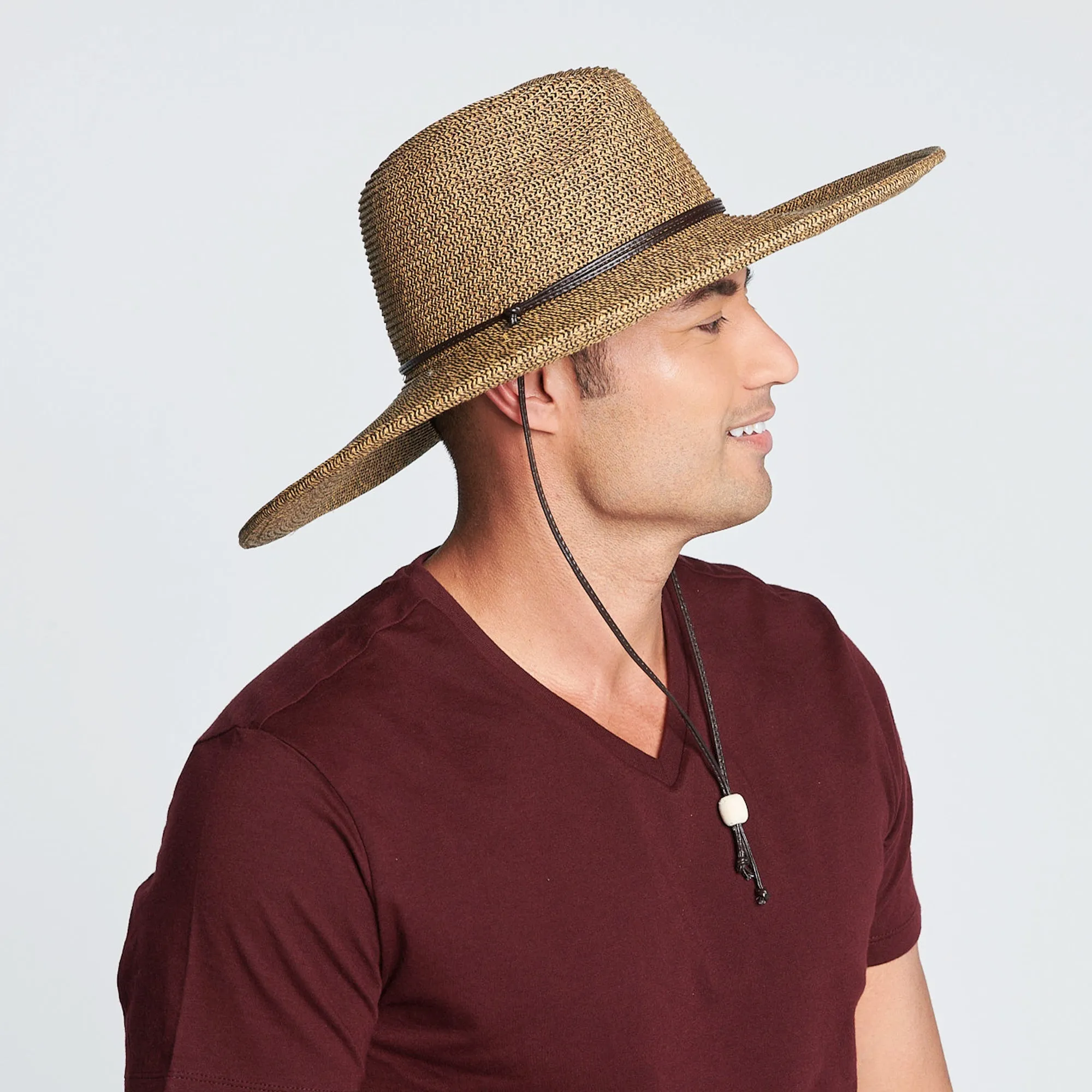 El Campo 5" Brim Sun Hat - UPF50 Sun Protection with Chin Cord by San Diego Hat Co.