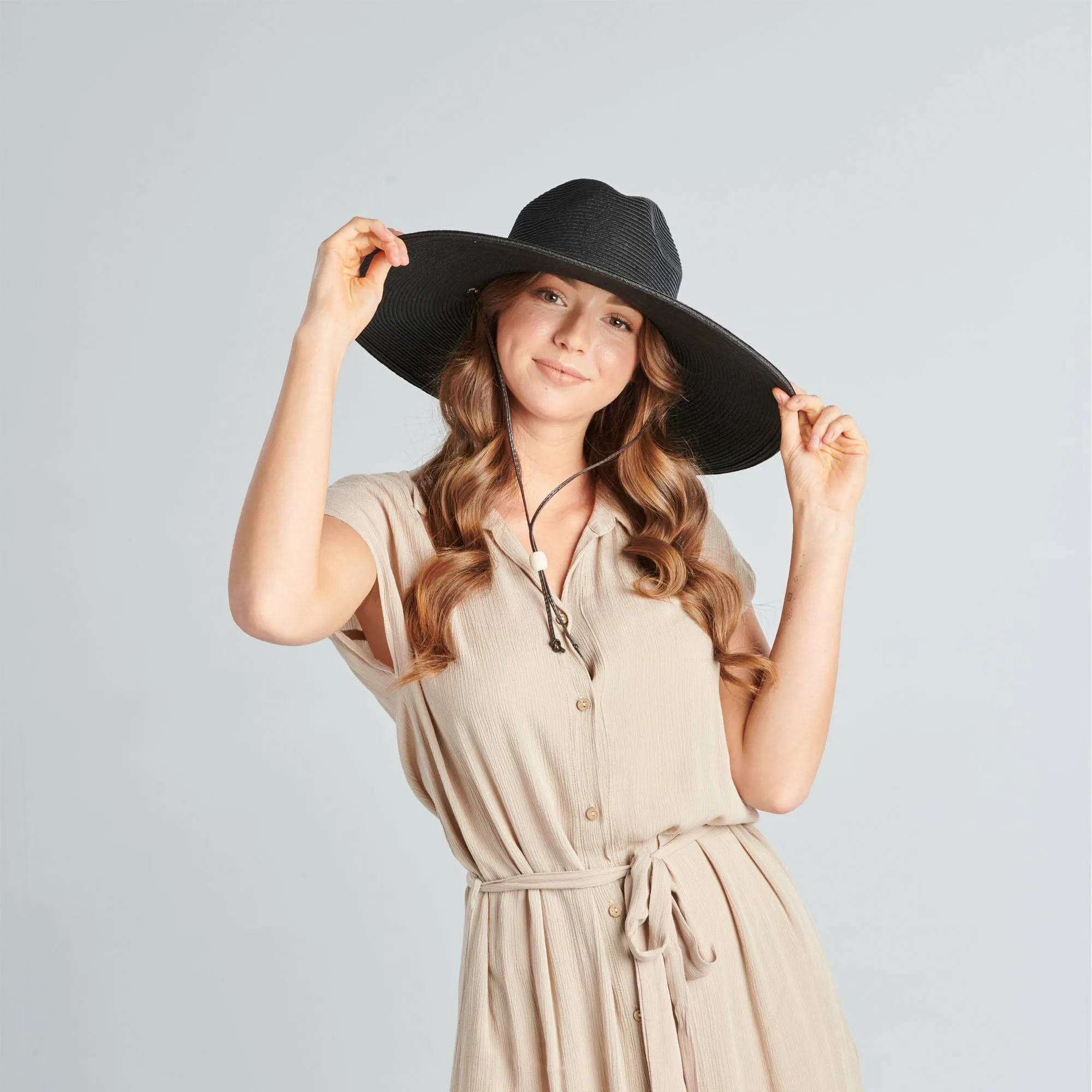 El Campo 5" Brim Sun Hat - UPF50 Sun Protection with Chin Cord by San Diego Hat Co.