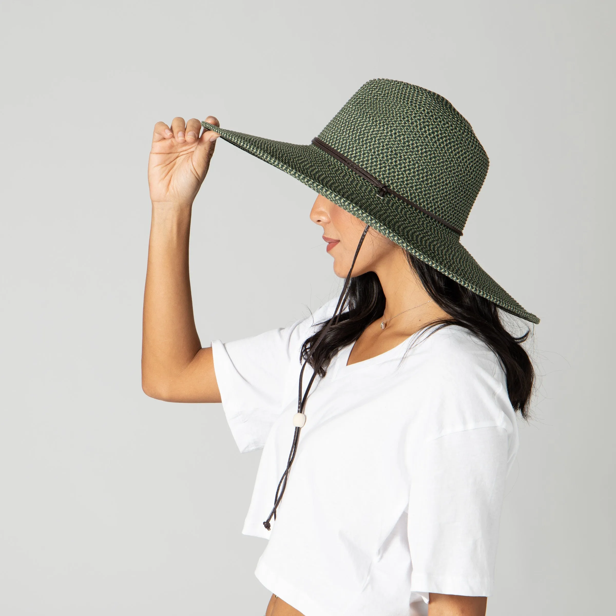 El Campo 5" Brim Sun Hat - UPF50 Sun Protection with Chin Cord by San Diego Hat Co.