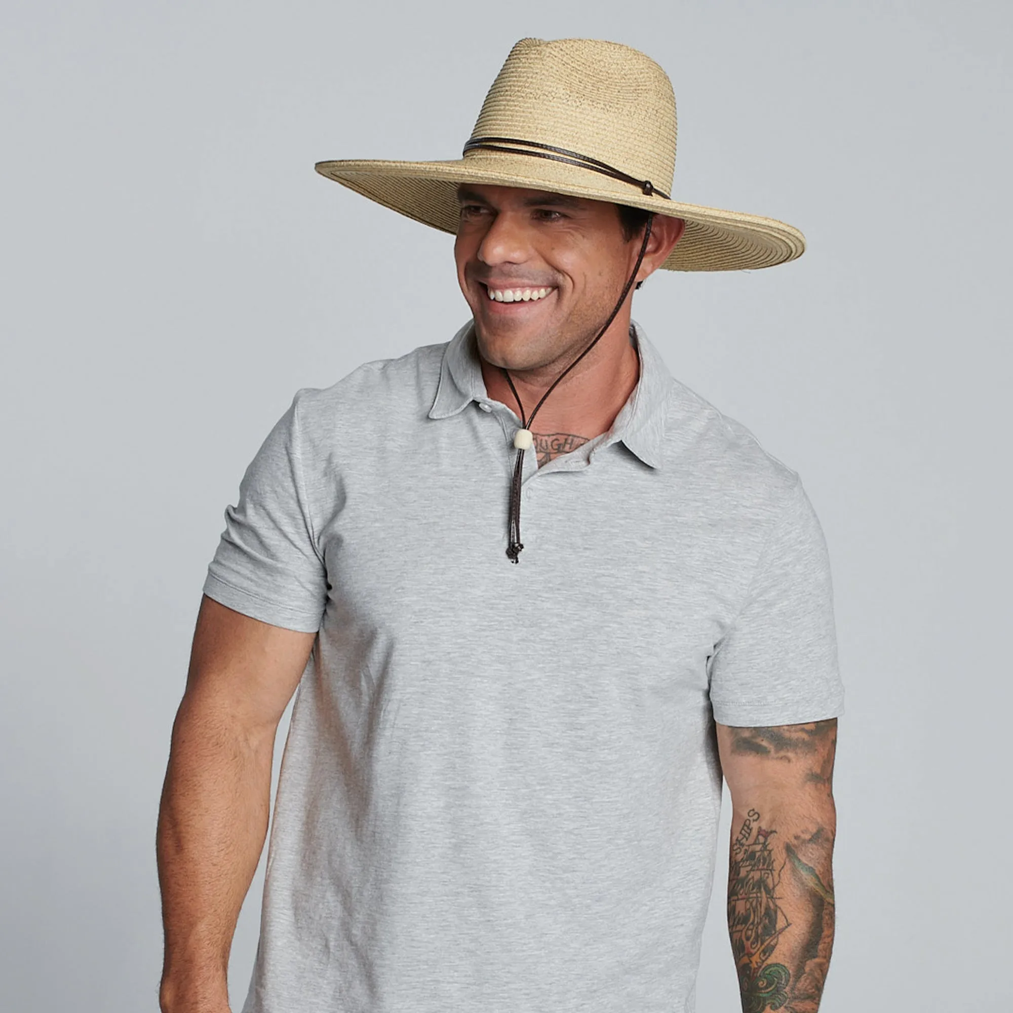 El Campo 5" Brim Sun Hat - UPF50 Sun Protection with Chin Cord by San Diego Hat Co.
