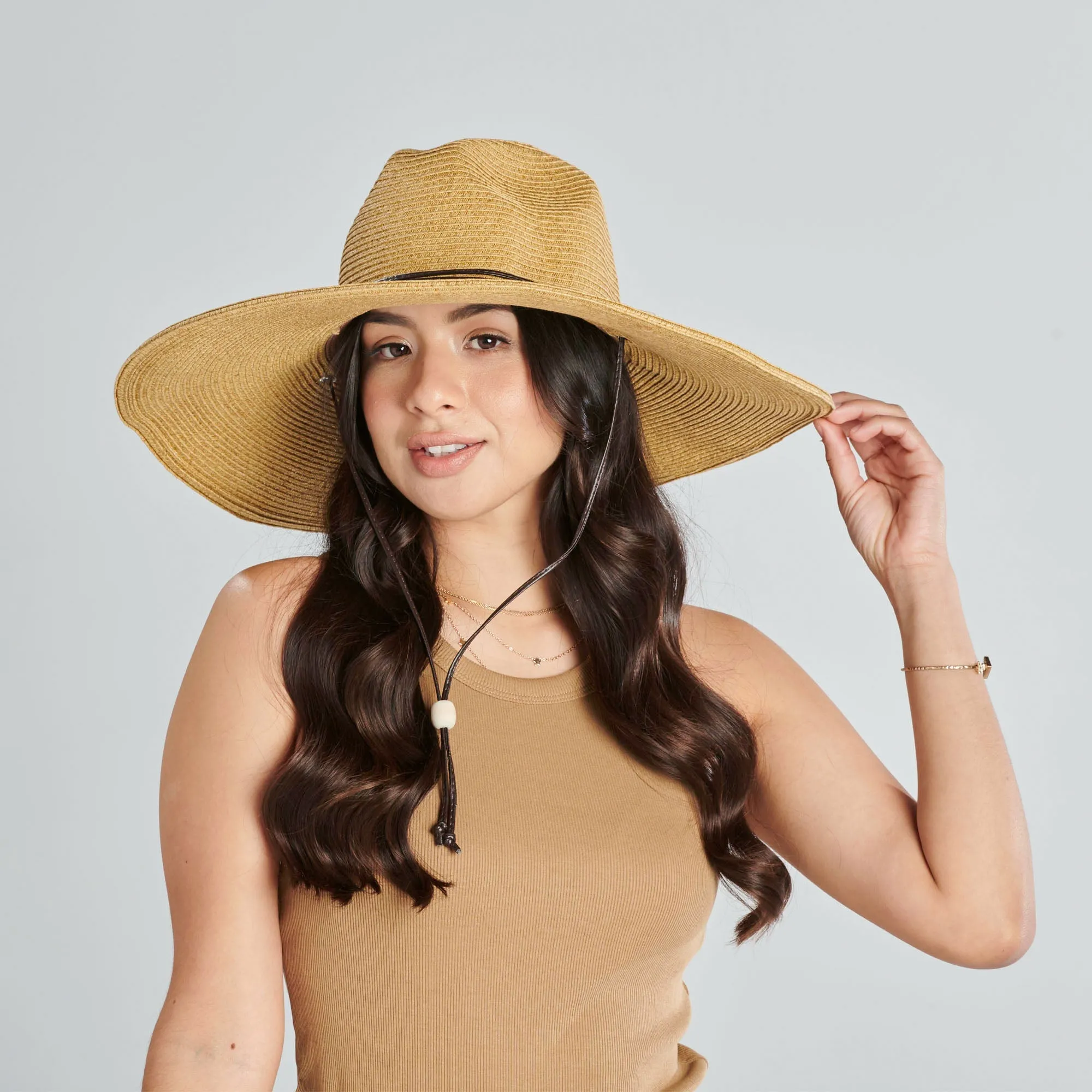 El Campo 5" Brim Sun Hat - UPF50 Sun Protection with Chin Cord by San Diego Hat Co.