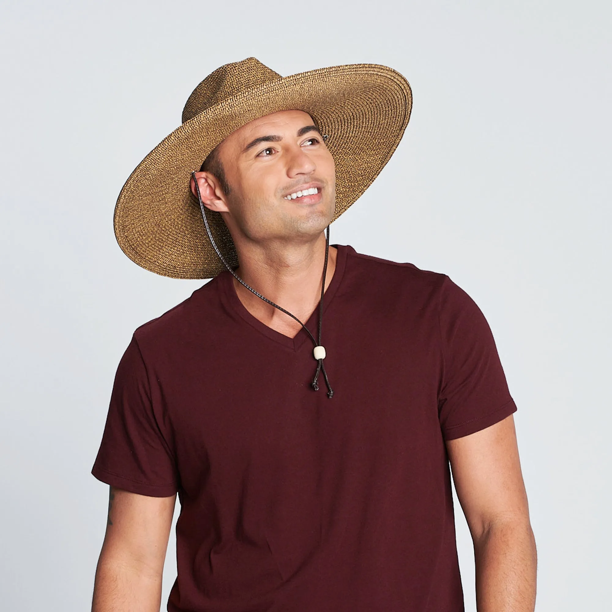 El Campo 5" Brim Sun Hat - UPF50 Sun Protection with Chin Cord by San Diego Hat Co.
