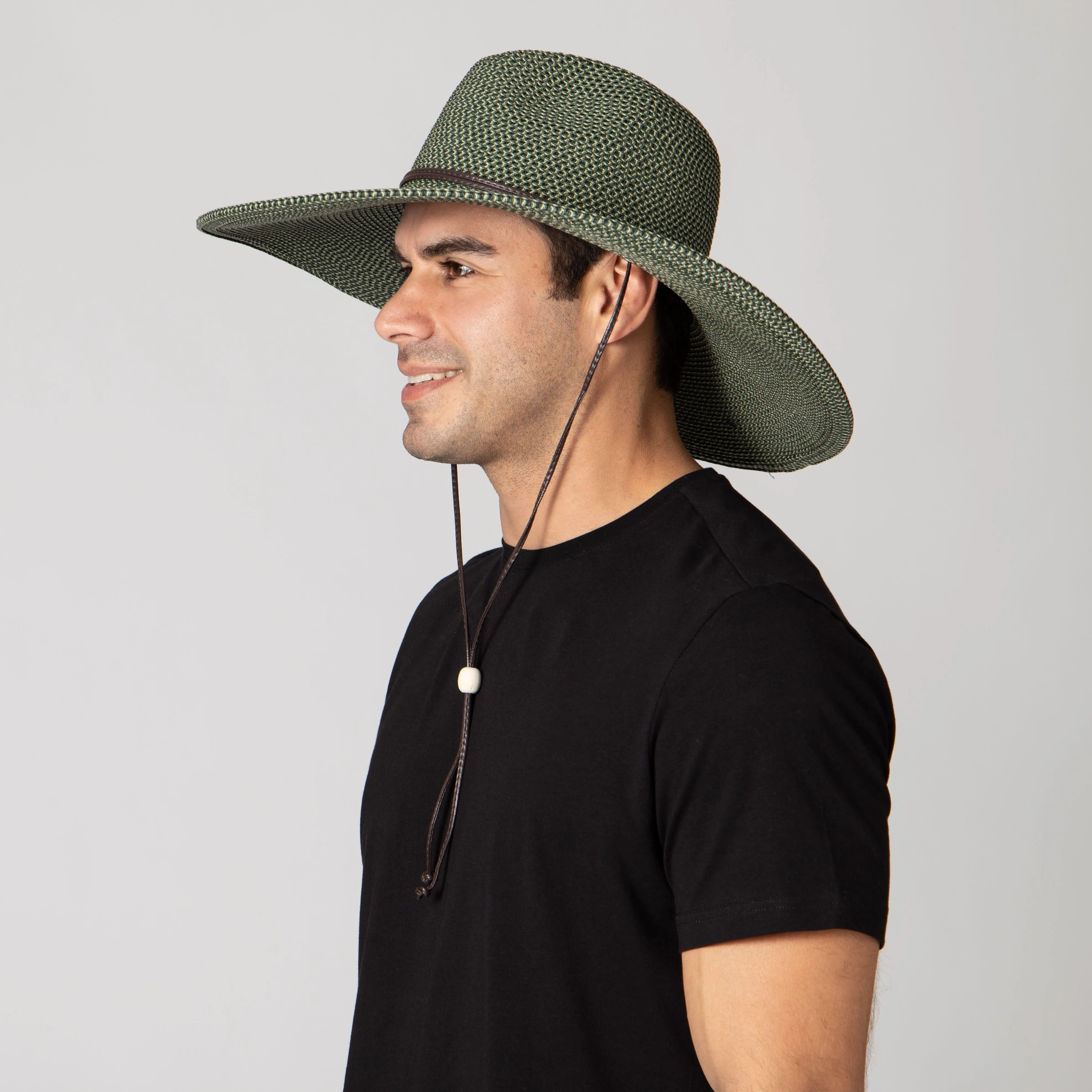 El Campo 5" Brim Sun Hat - UPF50 Sun Protection with Chin Cord by San Diego Hat Co.