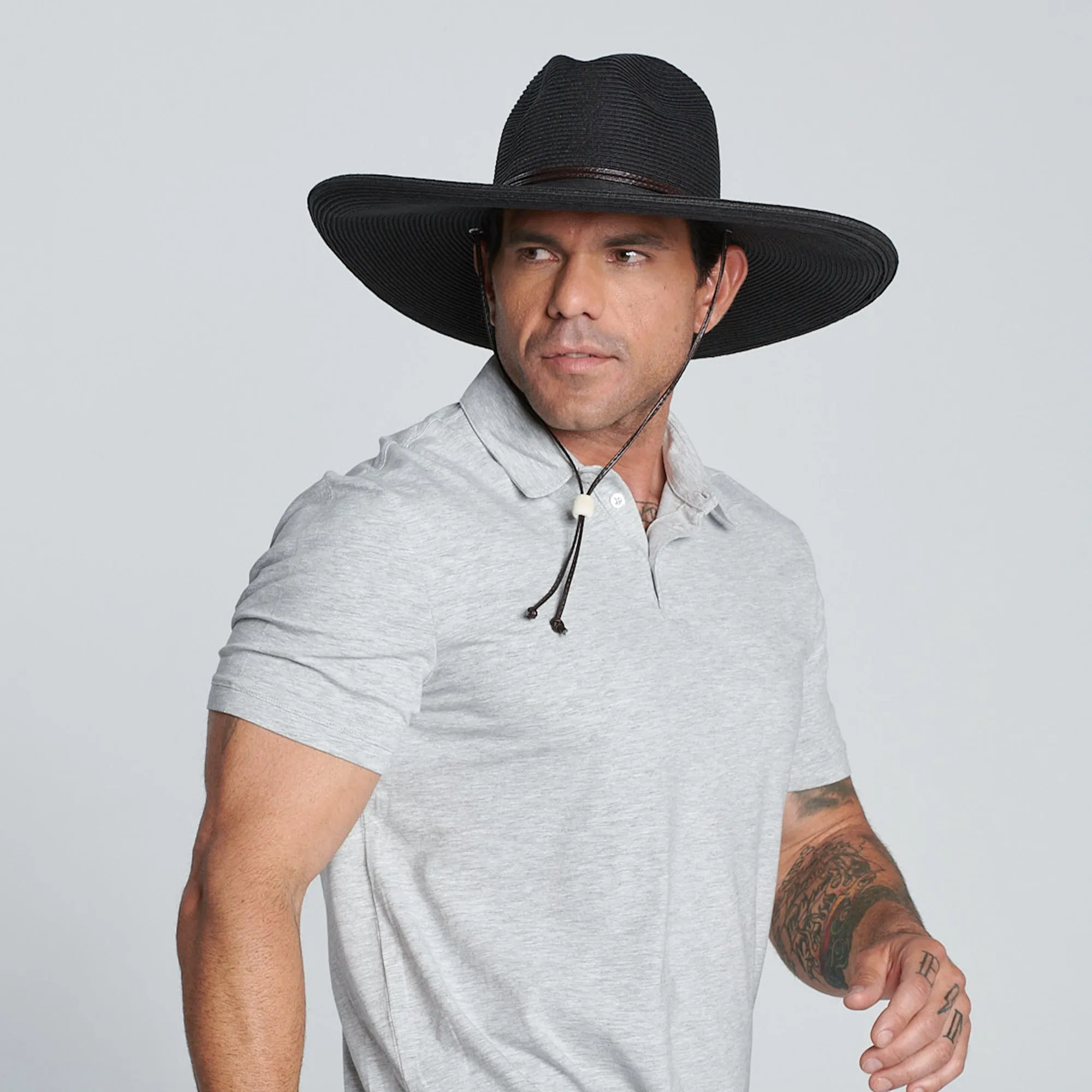 El Campo 5" Brim Sun Hat - UPF50 Sun Protection with Chin Cord by San Diego Hat Co.