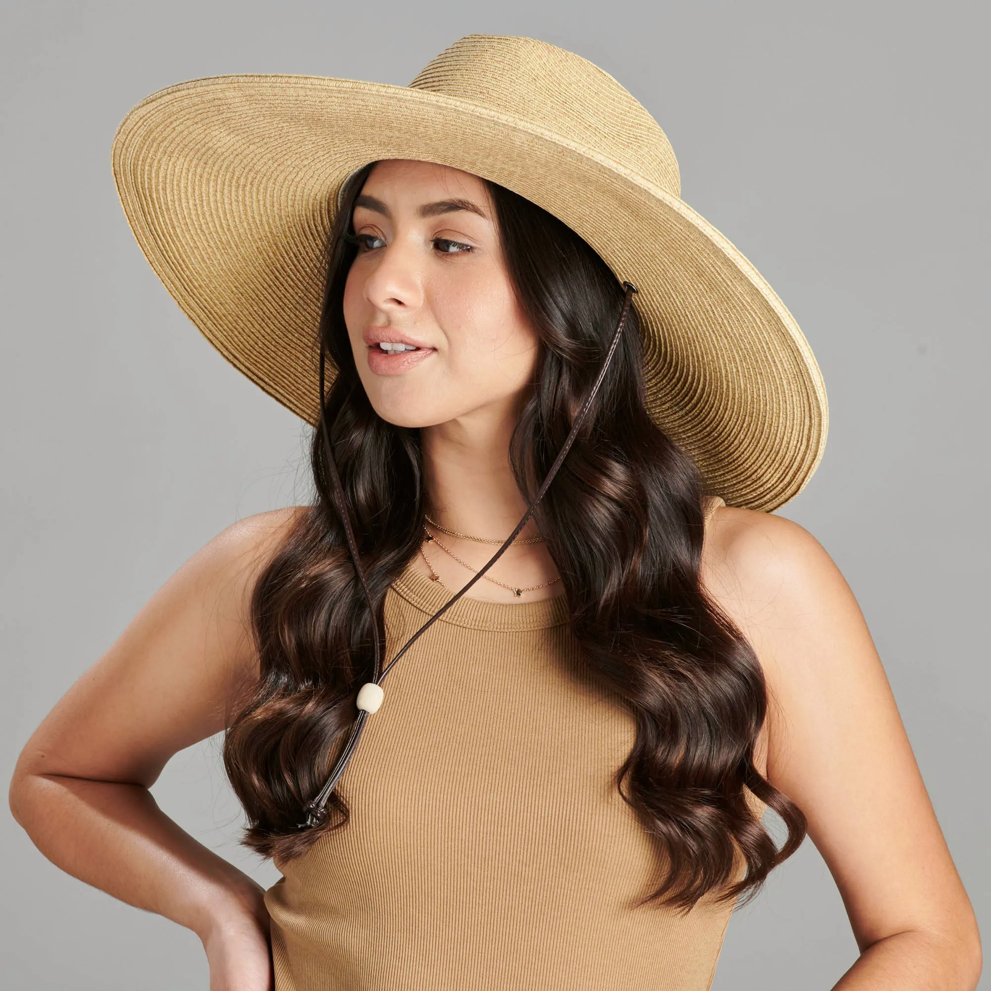 El Campo 5" Brim Sun Hat - UPF50 Sun Protection with Chin Cord by San Diego Hat Co.