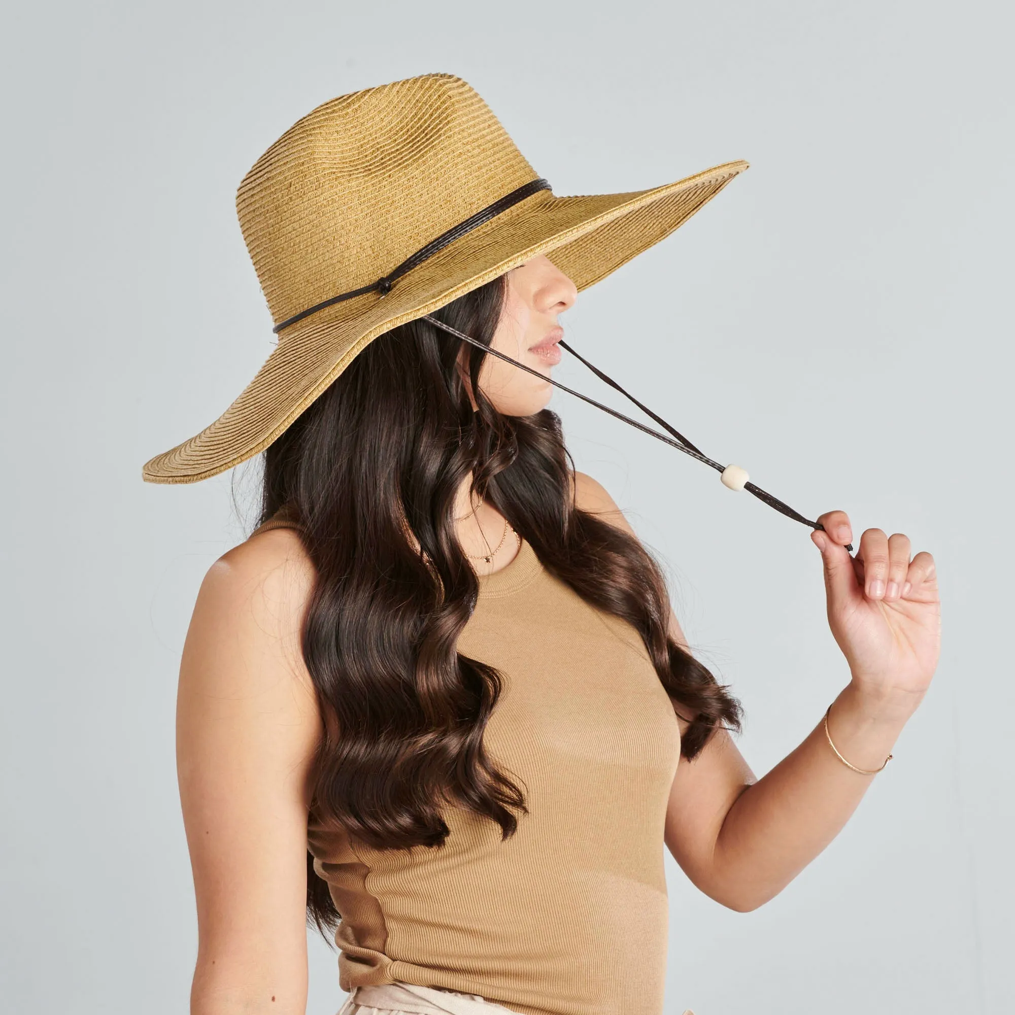 El Campo 5" Brim Sun Hat - UPF50 Sun Protection with Chin Cord by San Diego Hat Co.