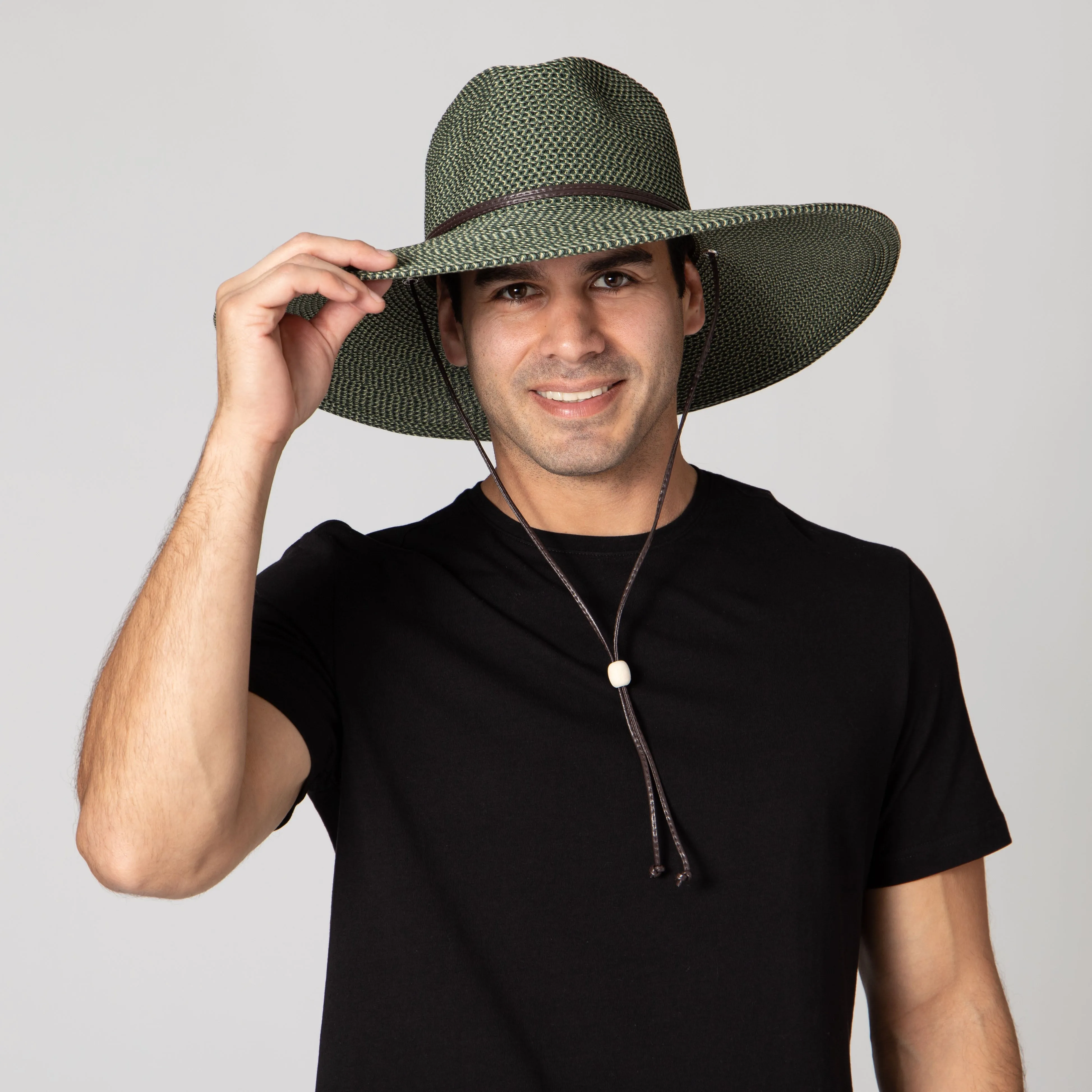 El Campo 5" Brim Sun Hat - UPF50 Sun Protection with Chin Cord by San Diego Hat Co.