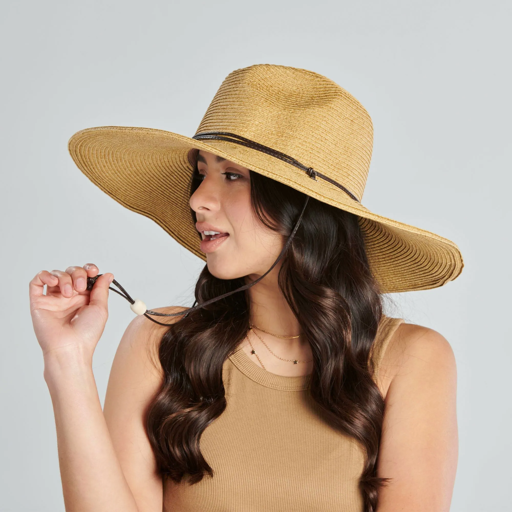 El Campo 5" Brim Sun Hat - UPF50 Sun Protection with Chin Cord by San Diego Hat Co.