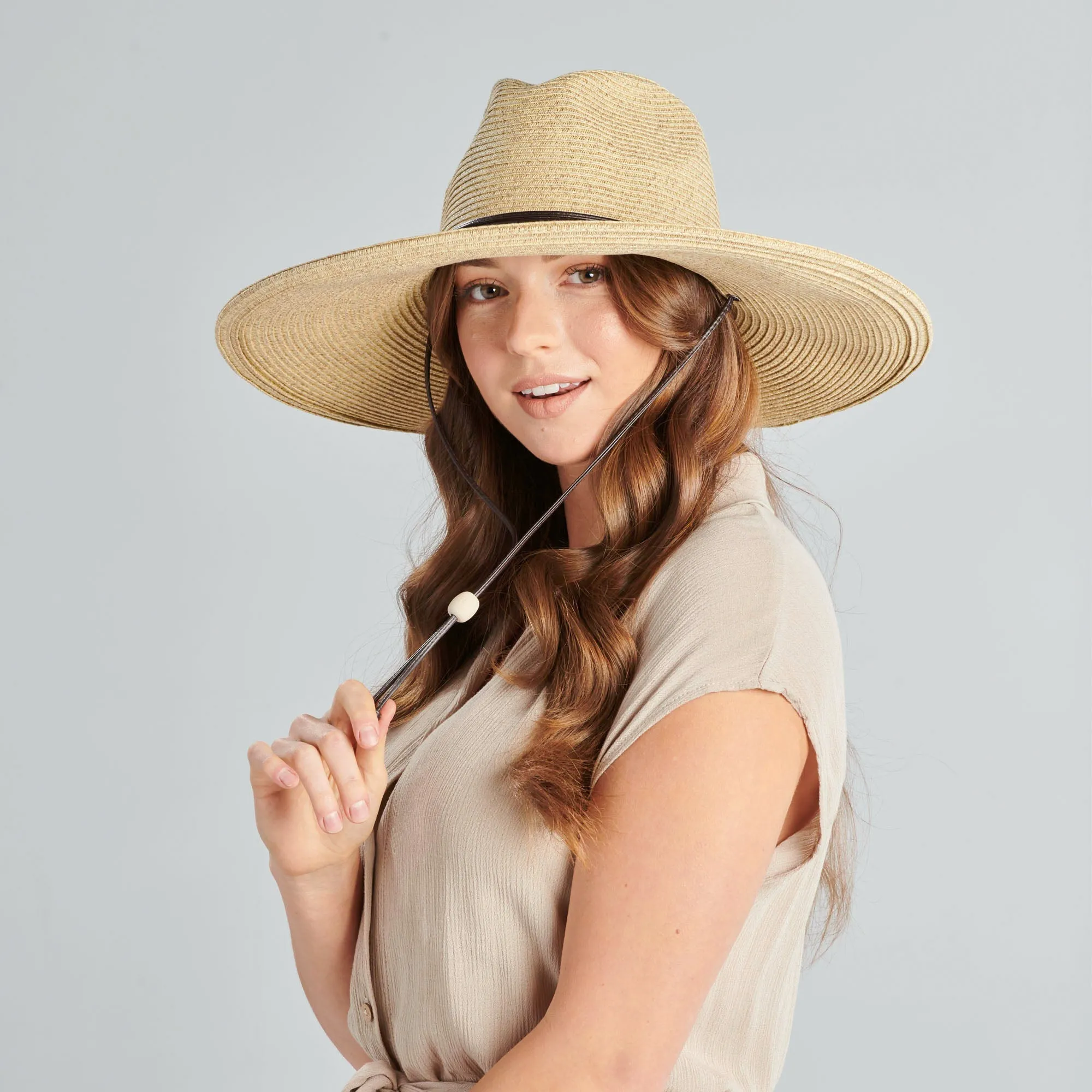 El Campo 5" Brim Sun Hat - UPF50 Sun Protection with Chin Cord by San Diego Hat Co.
