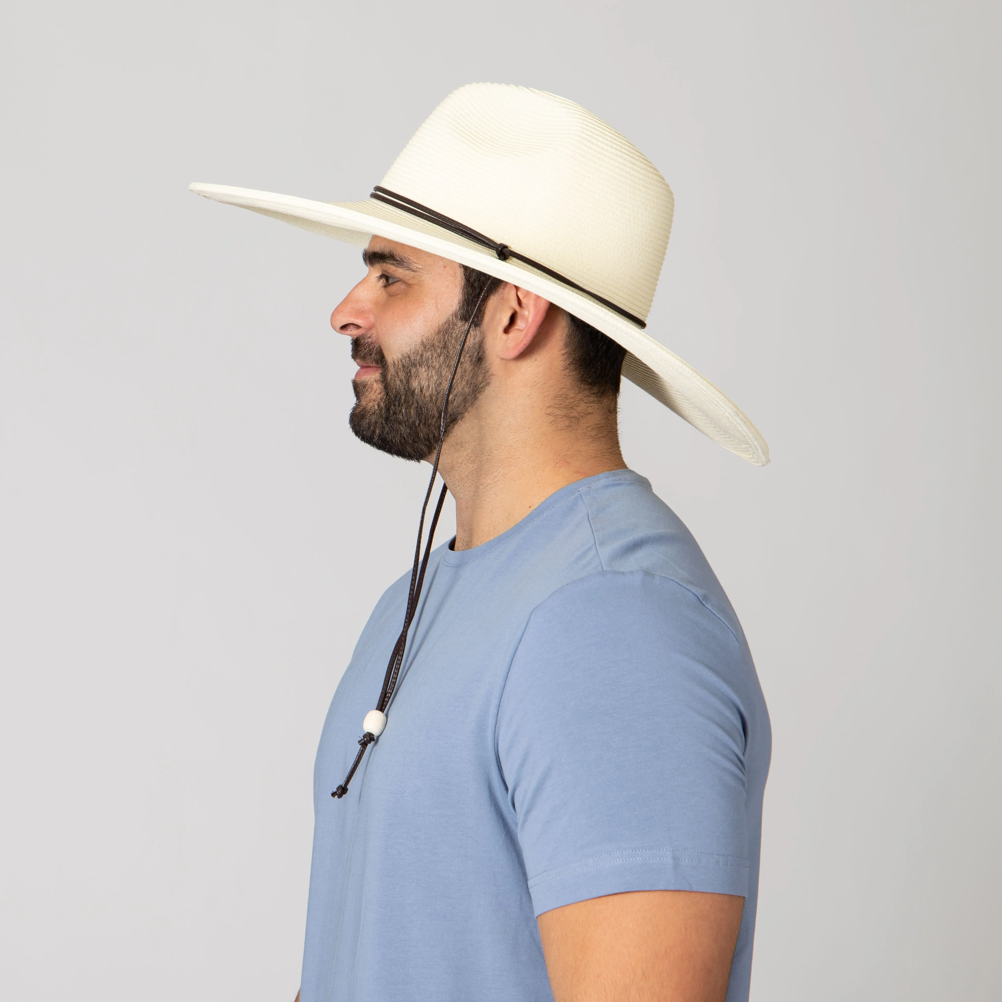 El Campo 5" Brim Sun Hat - UPF50 Sun Protection with Chin Cord by San Diego Hat Co.