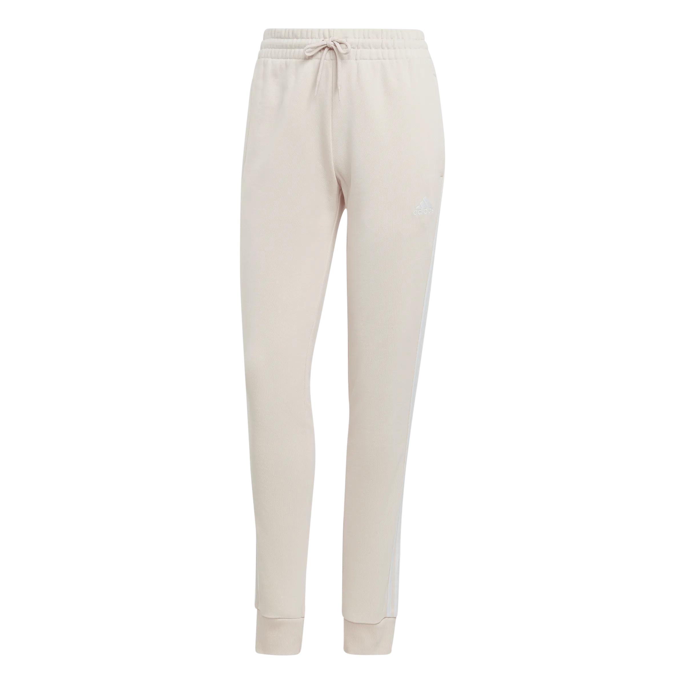 ESSENTIALS 3-STRIPES FRENCH TERRY CUFFED PANTS