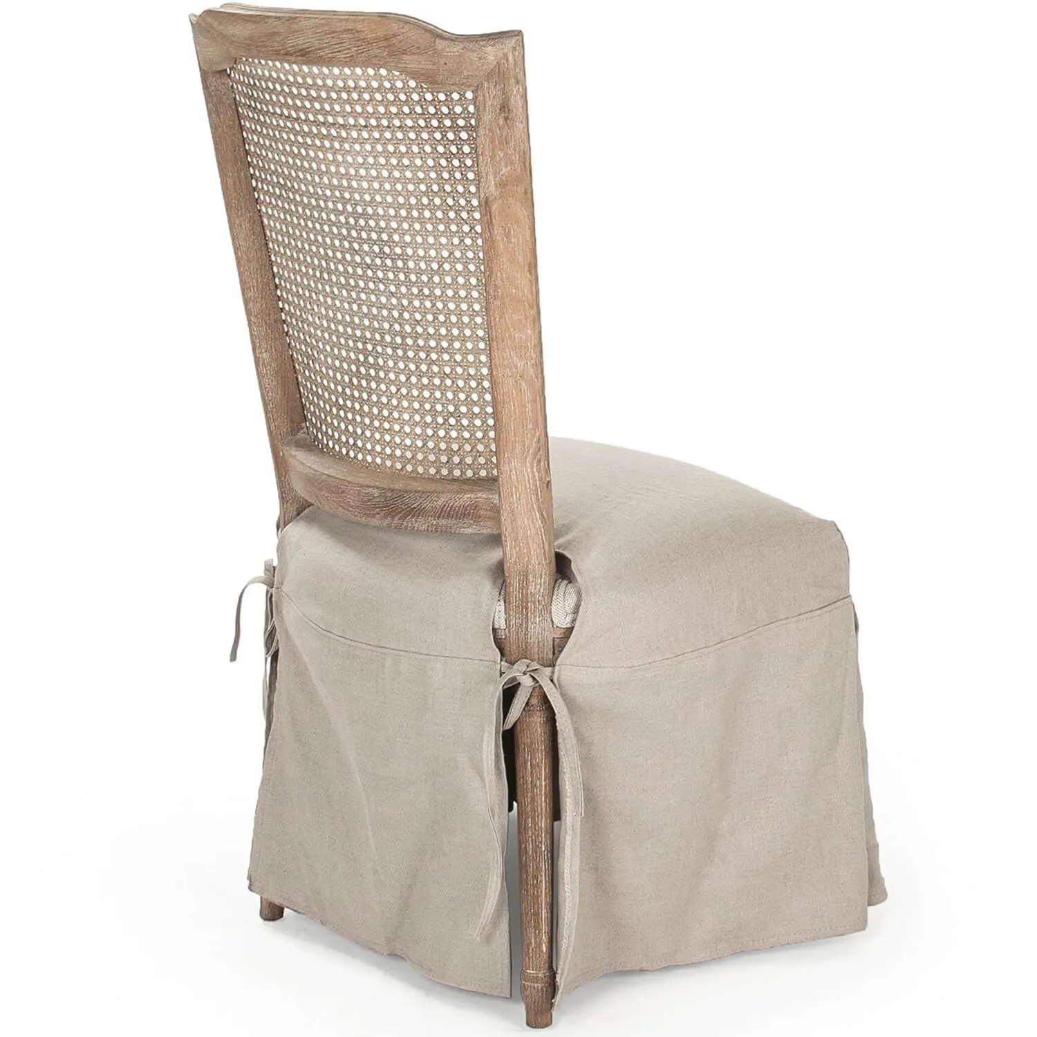 French Cane Backed Apron Side Chairs