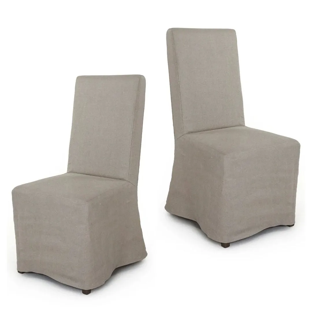 French Cream Natural Side Chair