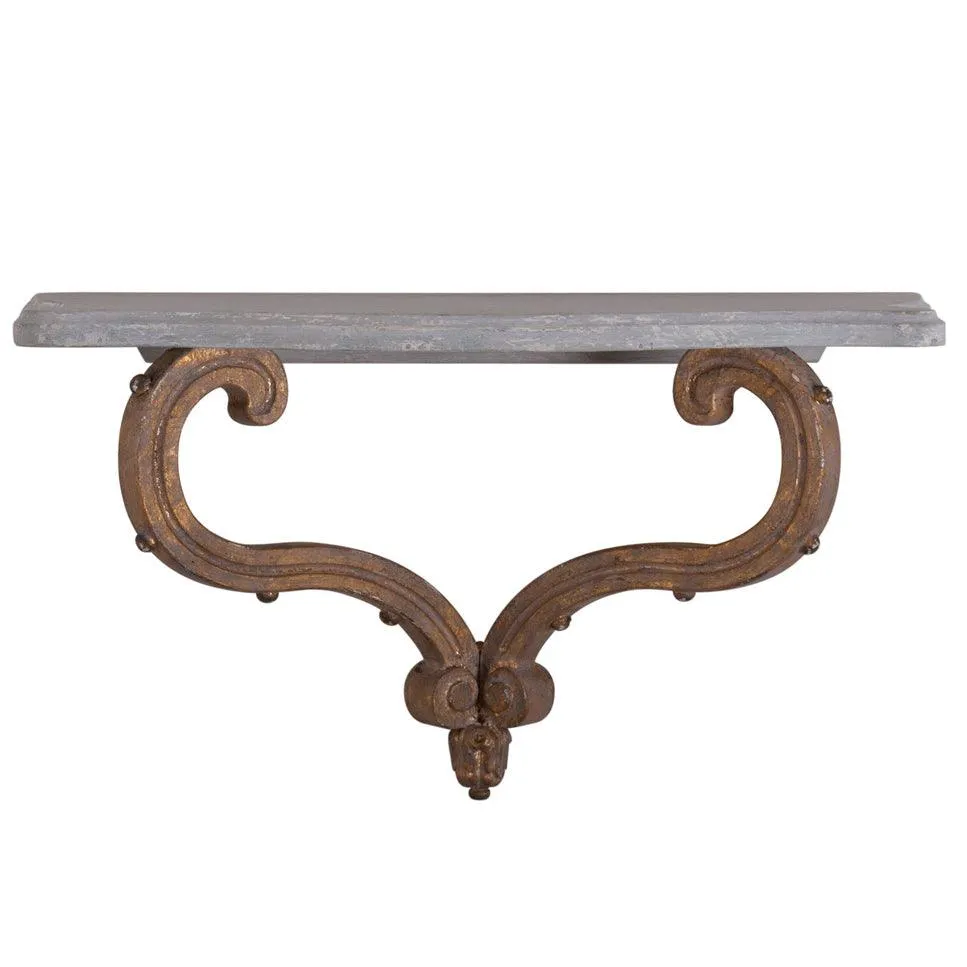 French Glam Bracket Console Shelf