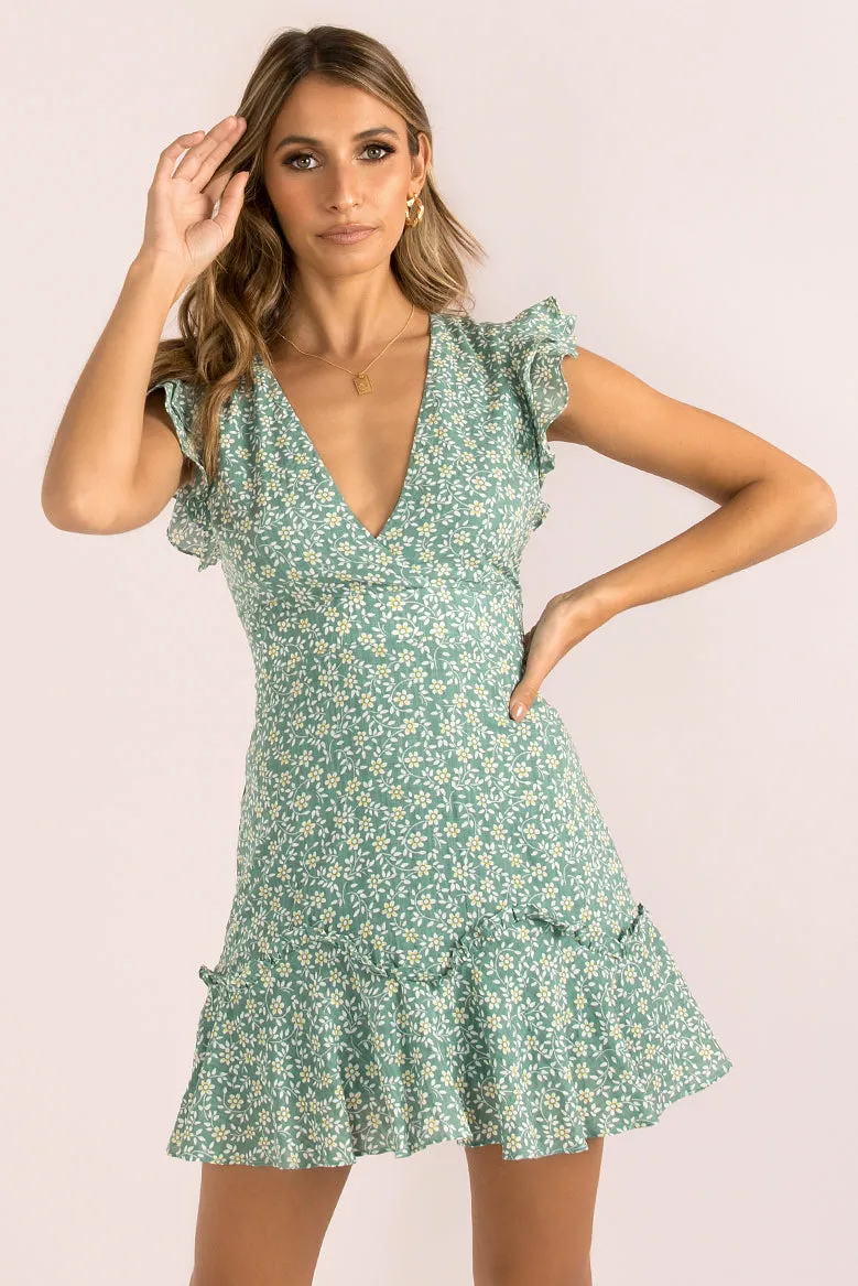 Gracie Dress / Green