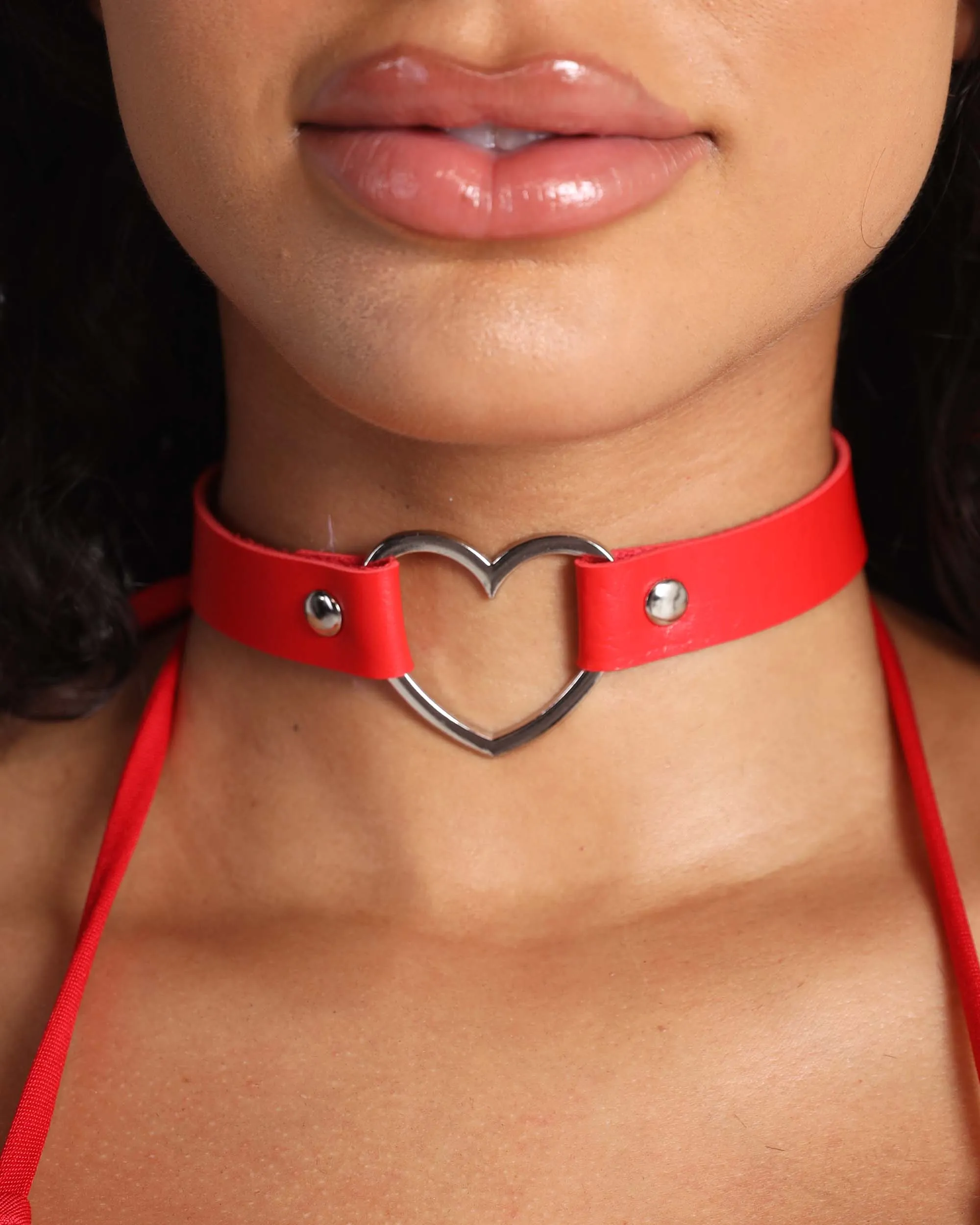 Hot Shot Heart Choker